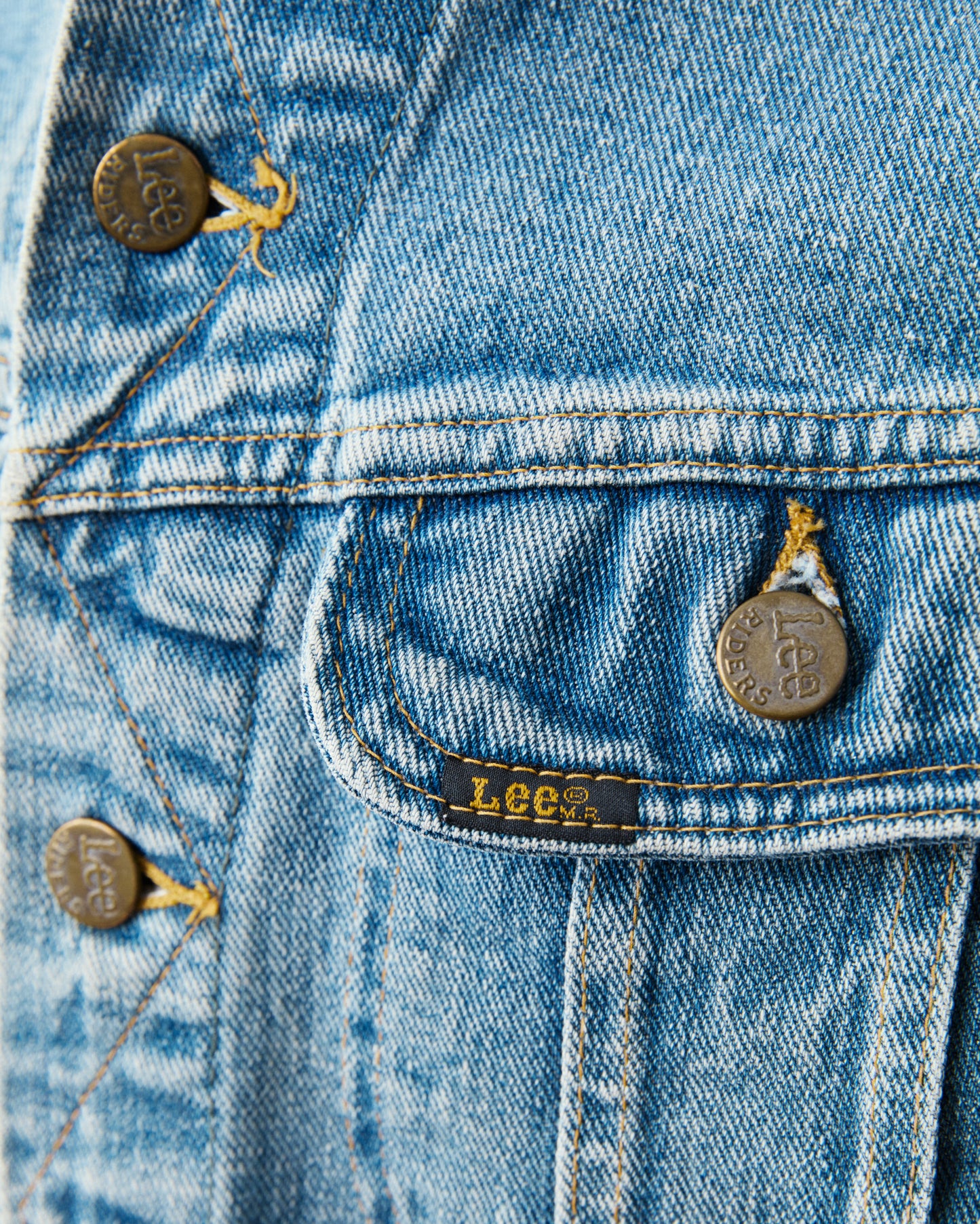 Vintage 70's Lee 101J Riders Denim Jacket Size 38