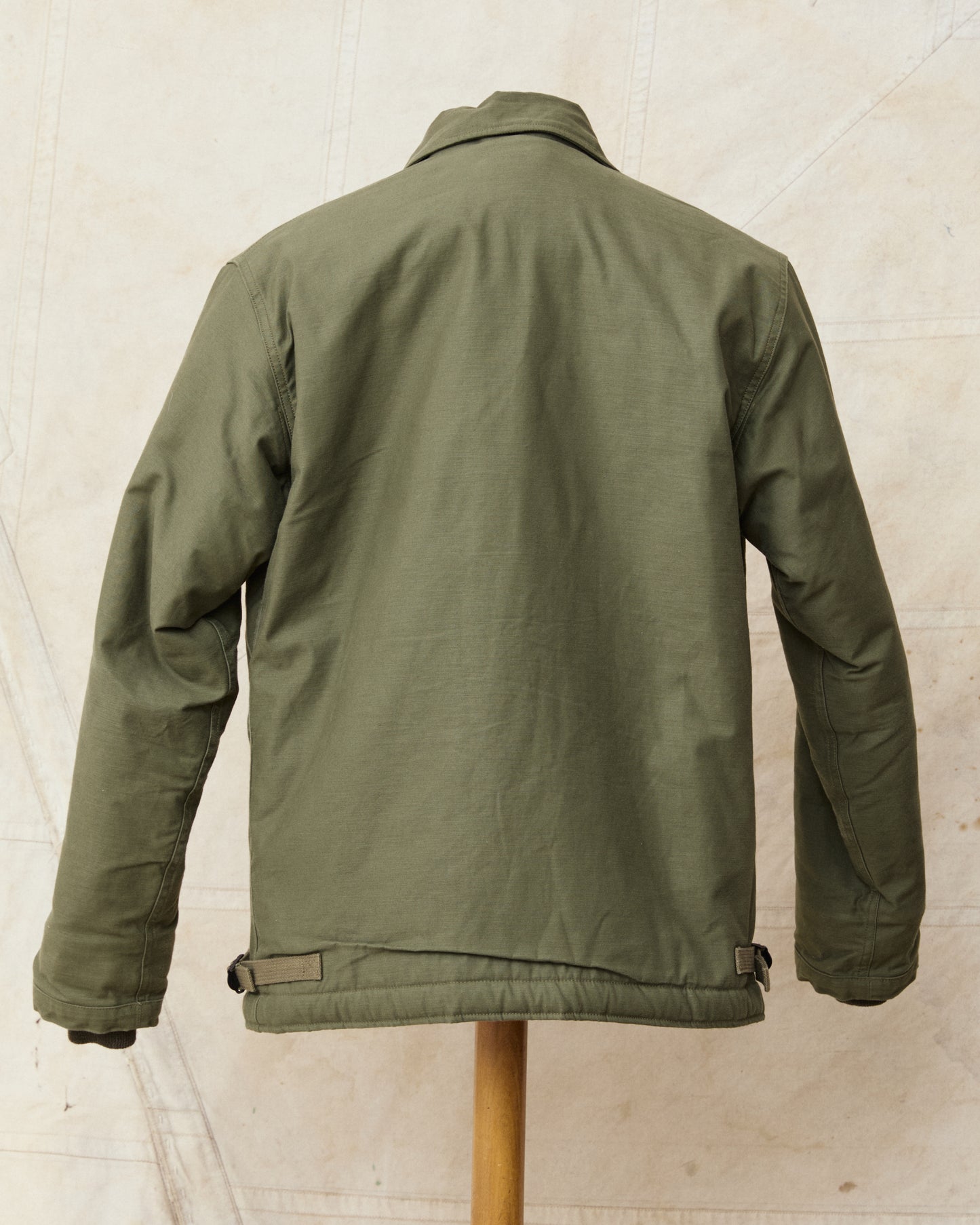 Second Hand Buzz Rickson's BR14956 Type A-2 Deck Jacket Olive Drab Large