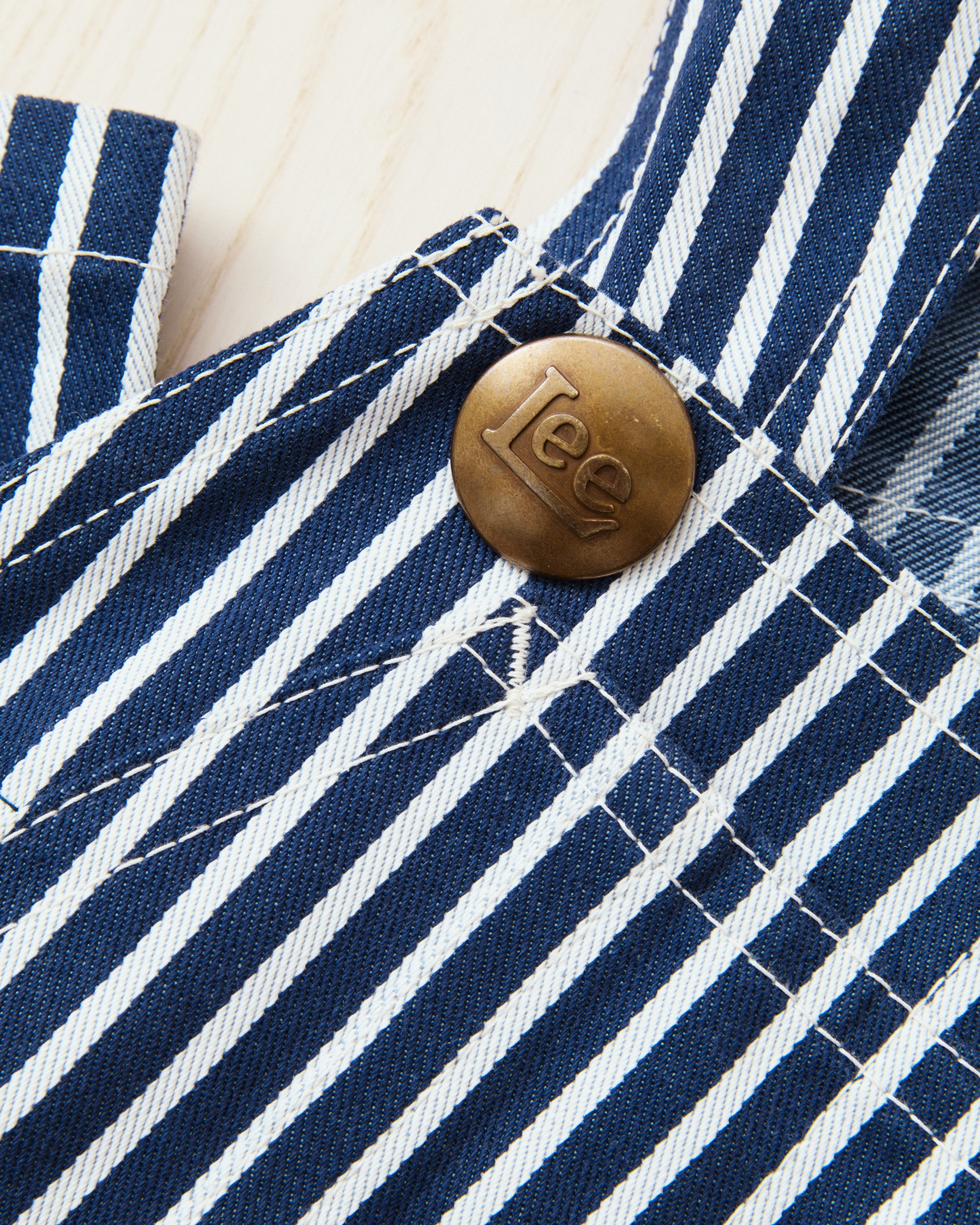 Second Hand Lee Buddy Lee Hickory Stripe Overall Made In Japan