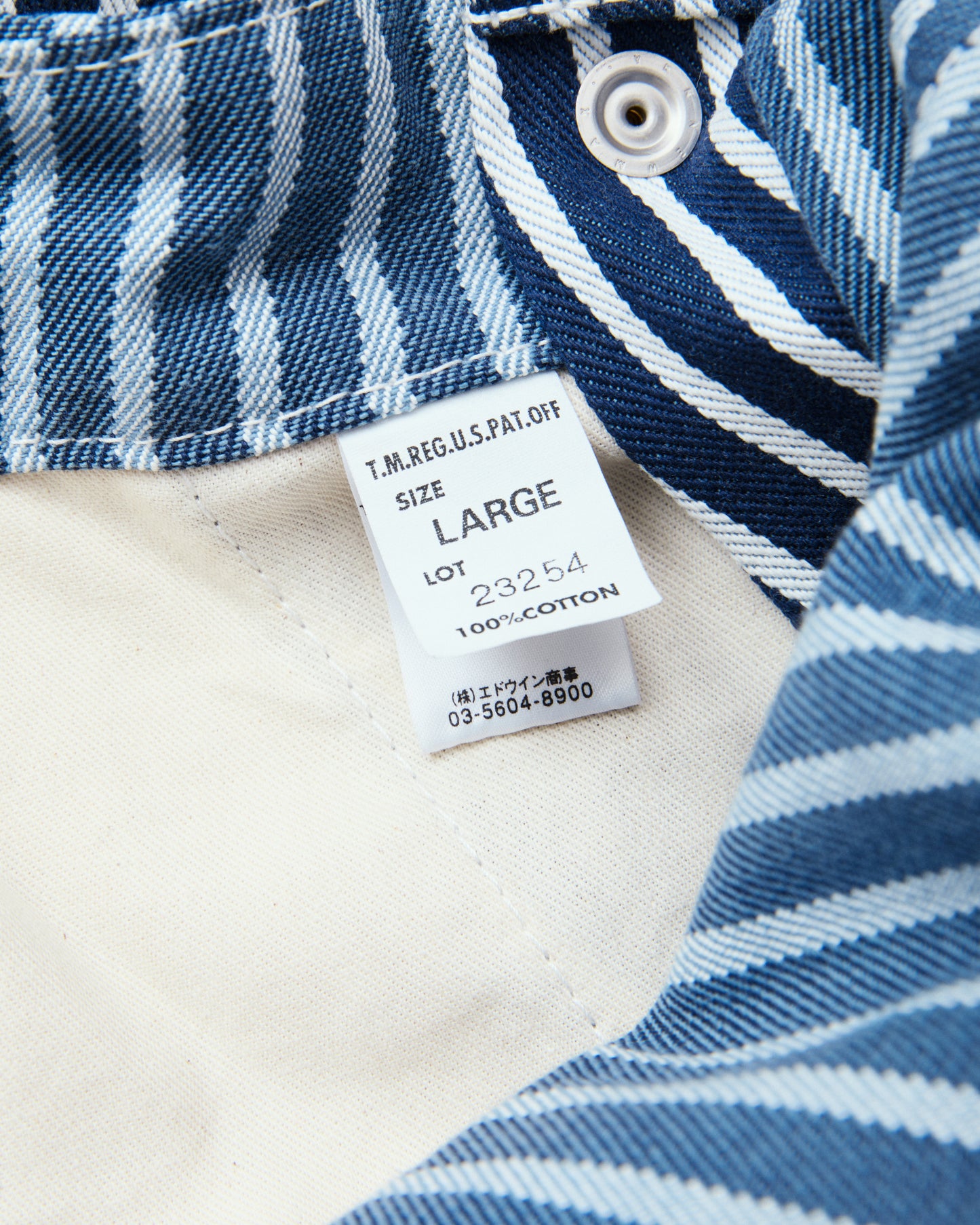 Second Hand Lee Buddy Lee Hickory Stripe Overall Made In Japan *Collectable Item* Size L