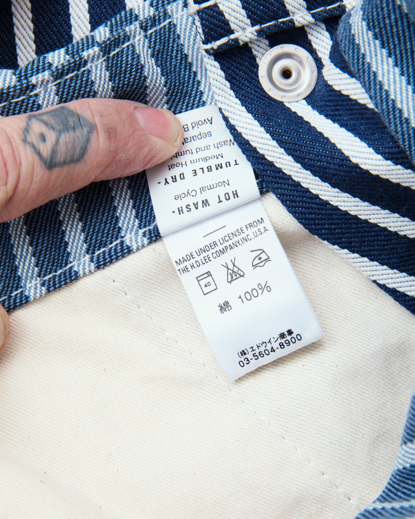 Second Hand Lee Buddy Lee Hickory Stripe Overall Made In Japan *Collectable Item* Size L