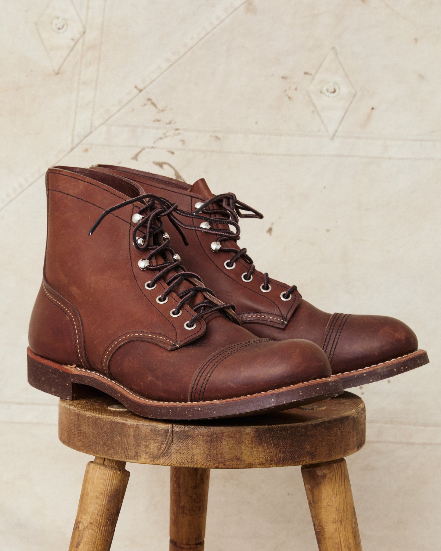 Second Hand Red Wing Iron Ranger Style No. 8111 Amber Harness US 10