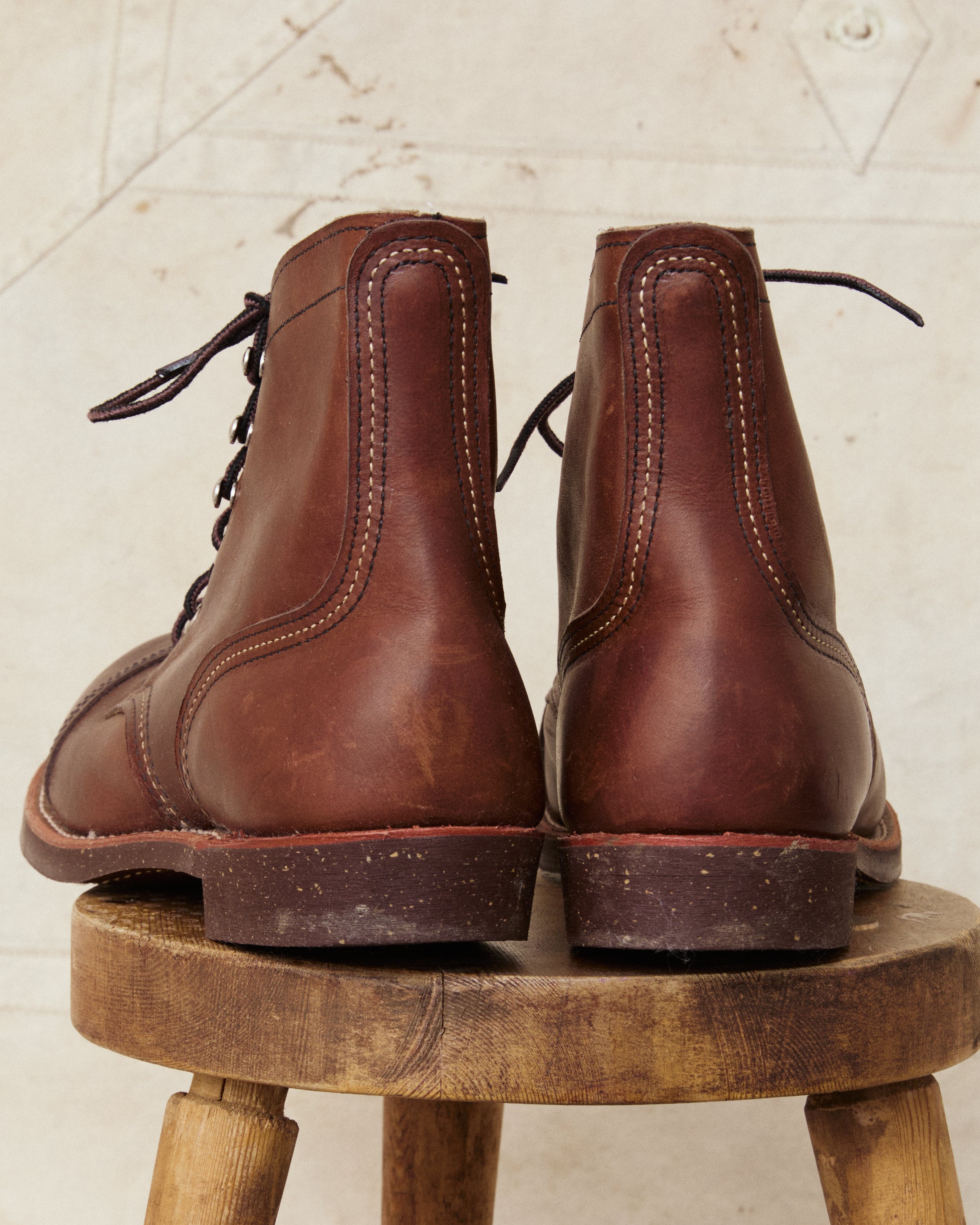 Second Hand Red Wing Iron Ranger Style No. 8111 Amber Harness US
