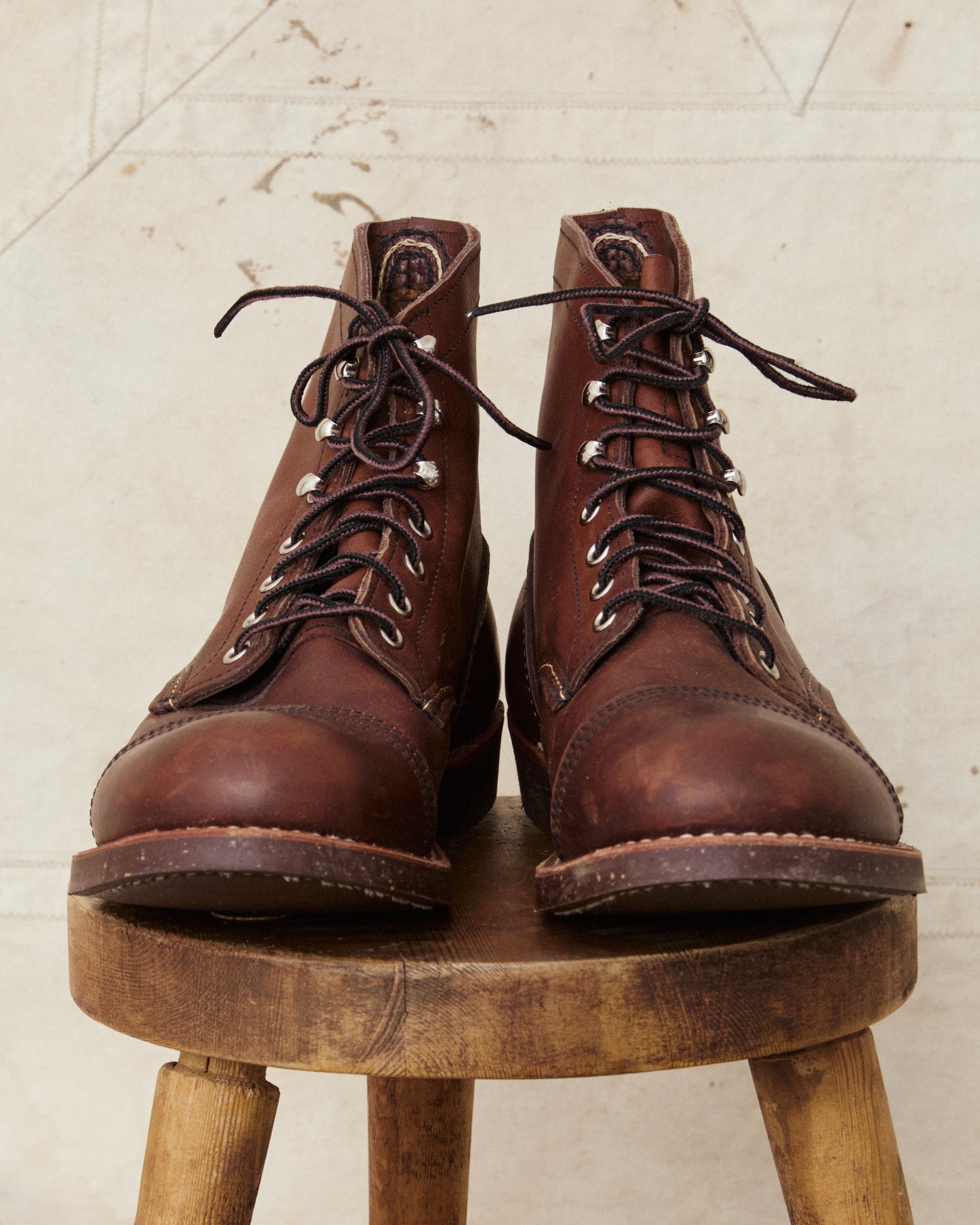 Second Hand Red Wing Iron Ranger Style No. 8111 Amber Harness US 10