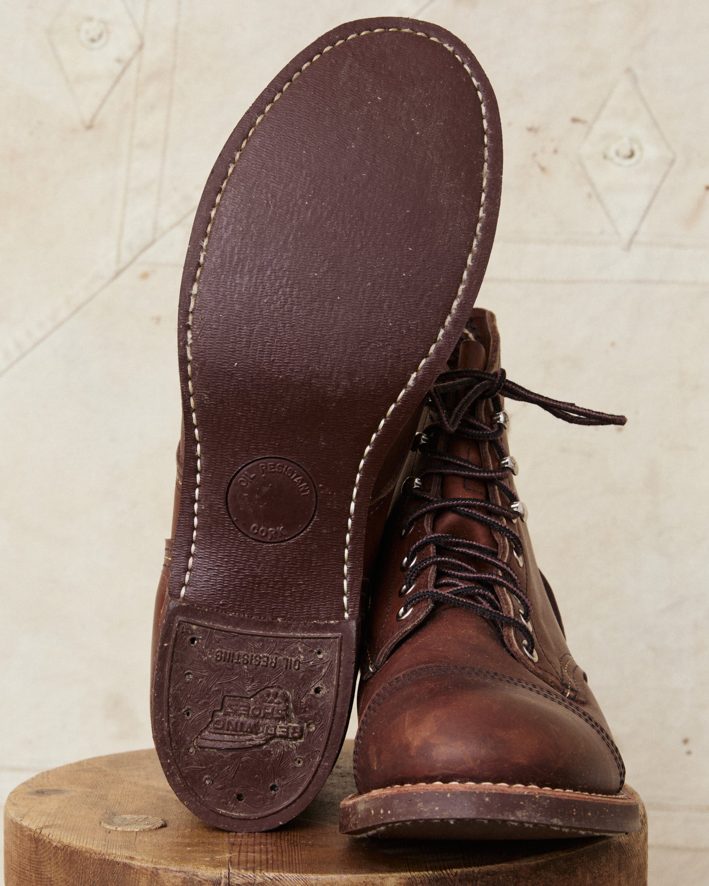 Second Hand Red Wing Iron Ranger Style No. 8111 Amber Harness US 10
