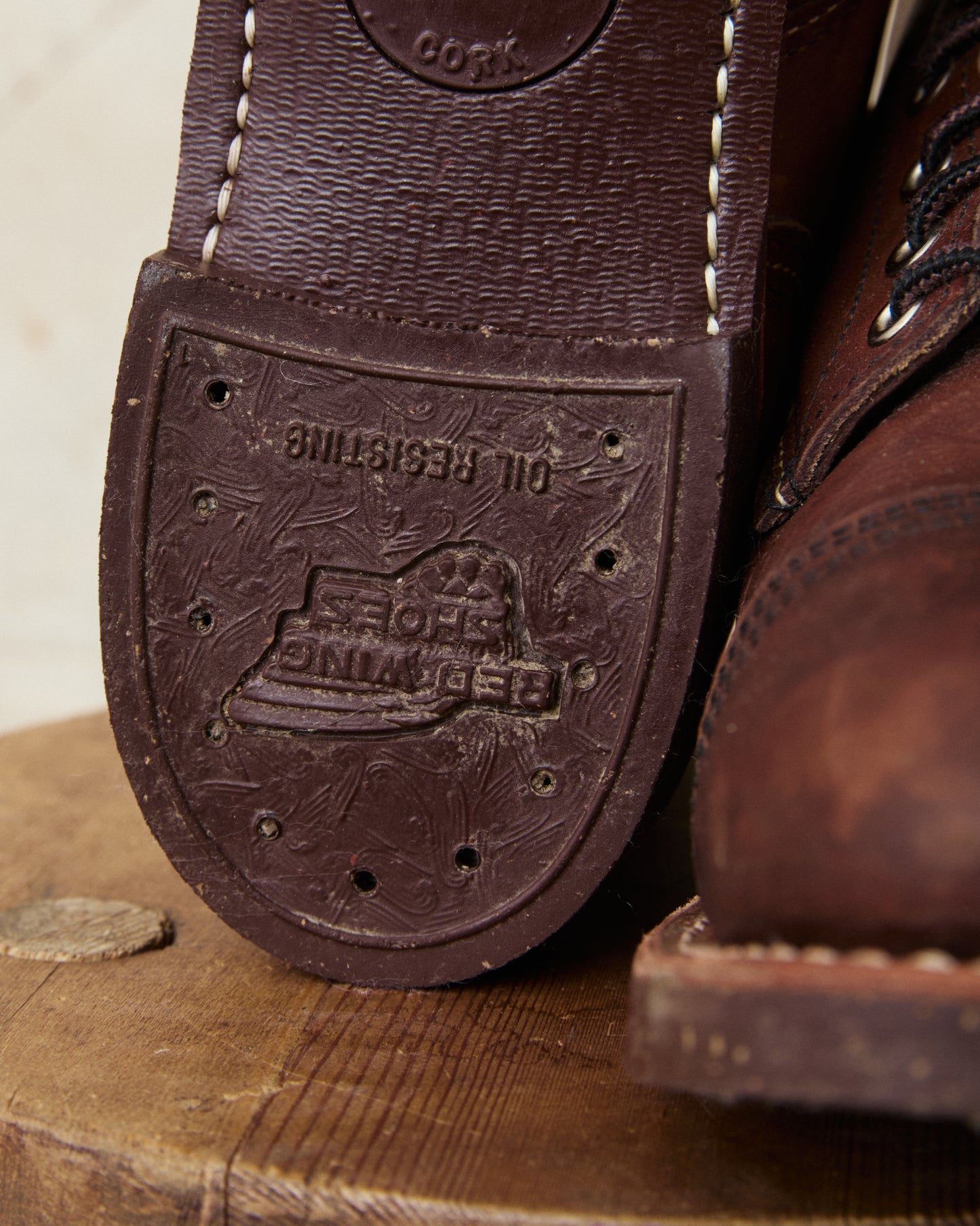 Second Hand Red Wing Iron Ranger Style No. 8111 Amber Harness US 10
