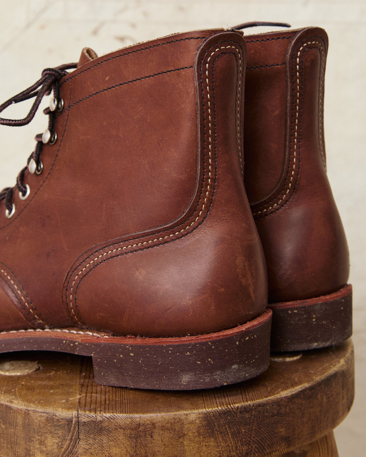 Second Hand Red Wing Iron Ranger Style No. 8111 Amber Harness US 10