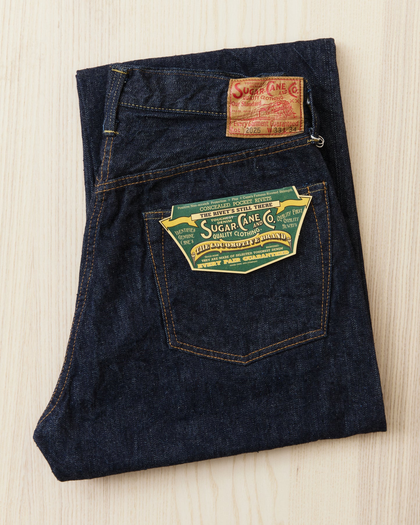 Sugar Cane & Co. SC42025 13oz. Denim Waist Overalls 2025 Model