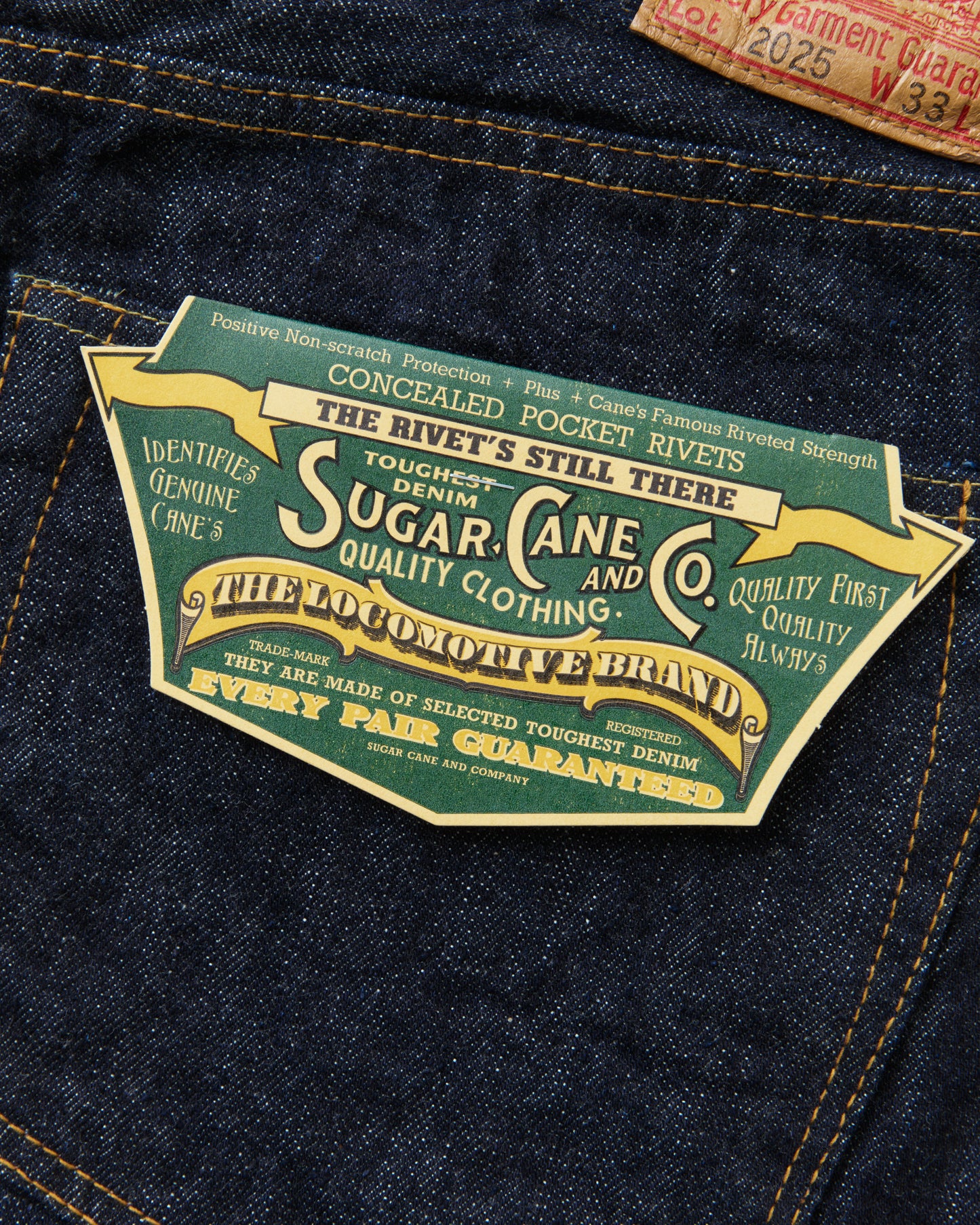 Sugar Cane & Co. SC42025 13oz. Denim Waist Overalls 2025 Model