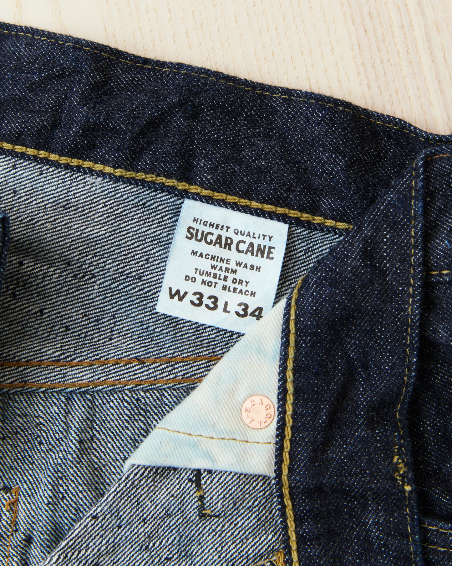 Sugar Cane & Co. SC42025 13oz. Denim Waist Overalls 2025 Model