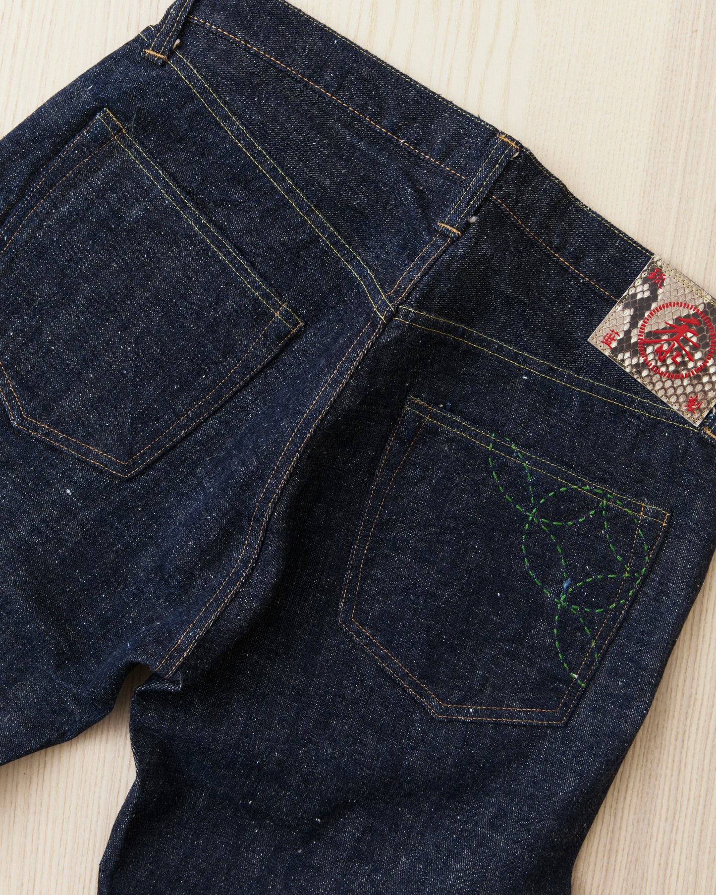 Sugar Cane & Co. SC40301A 14oz Okinawa One Wash Denim