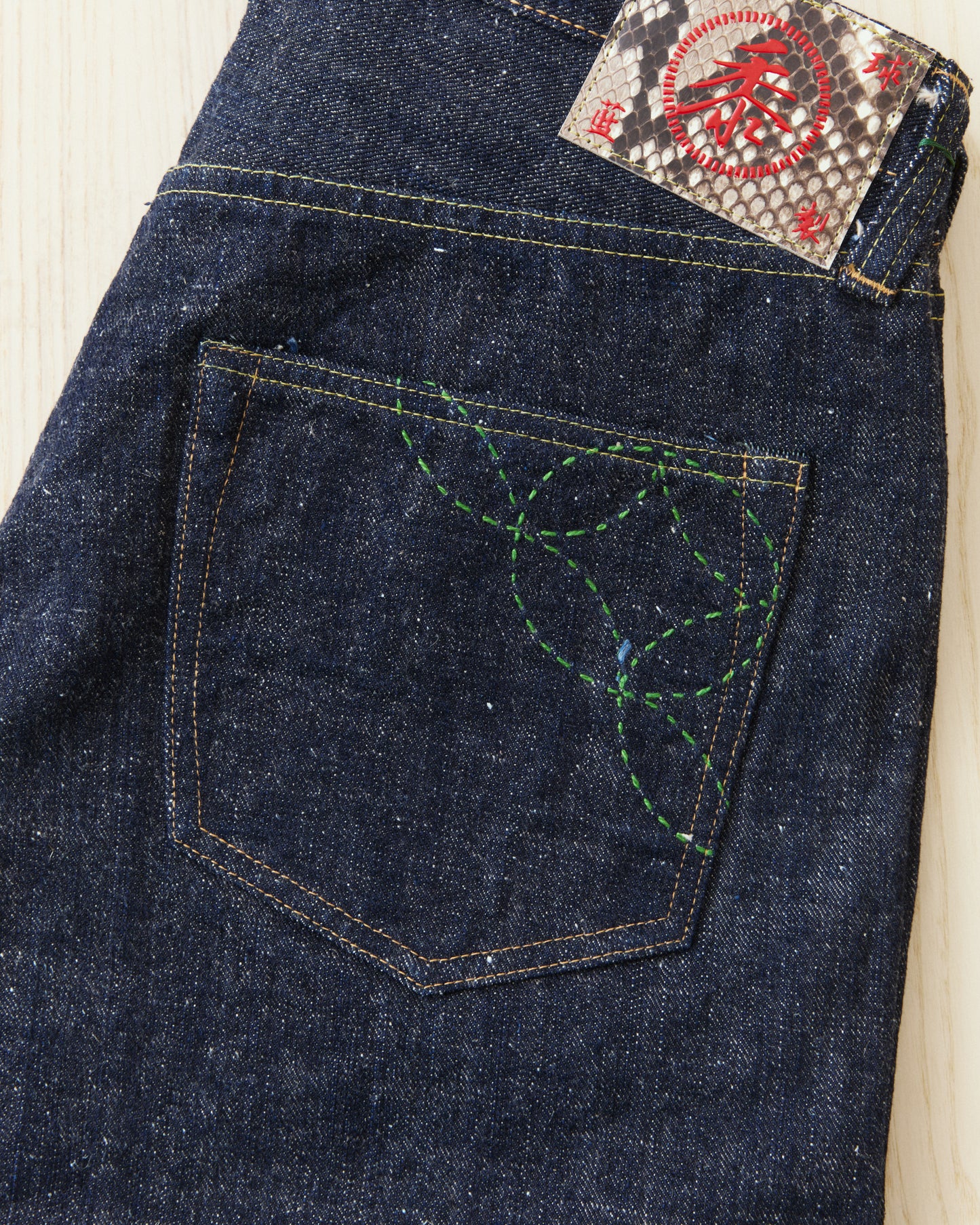 Sugar Cane & Co. SC40301A 14oz Okinawa One Wash Denim