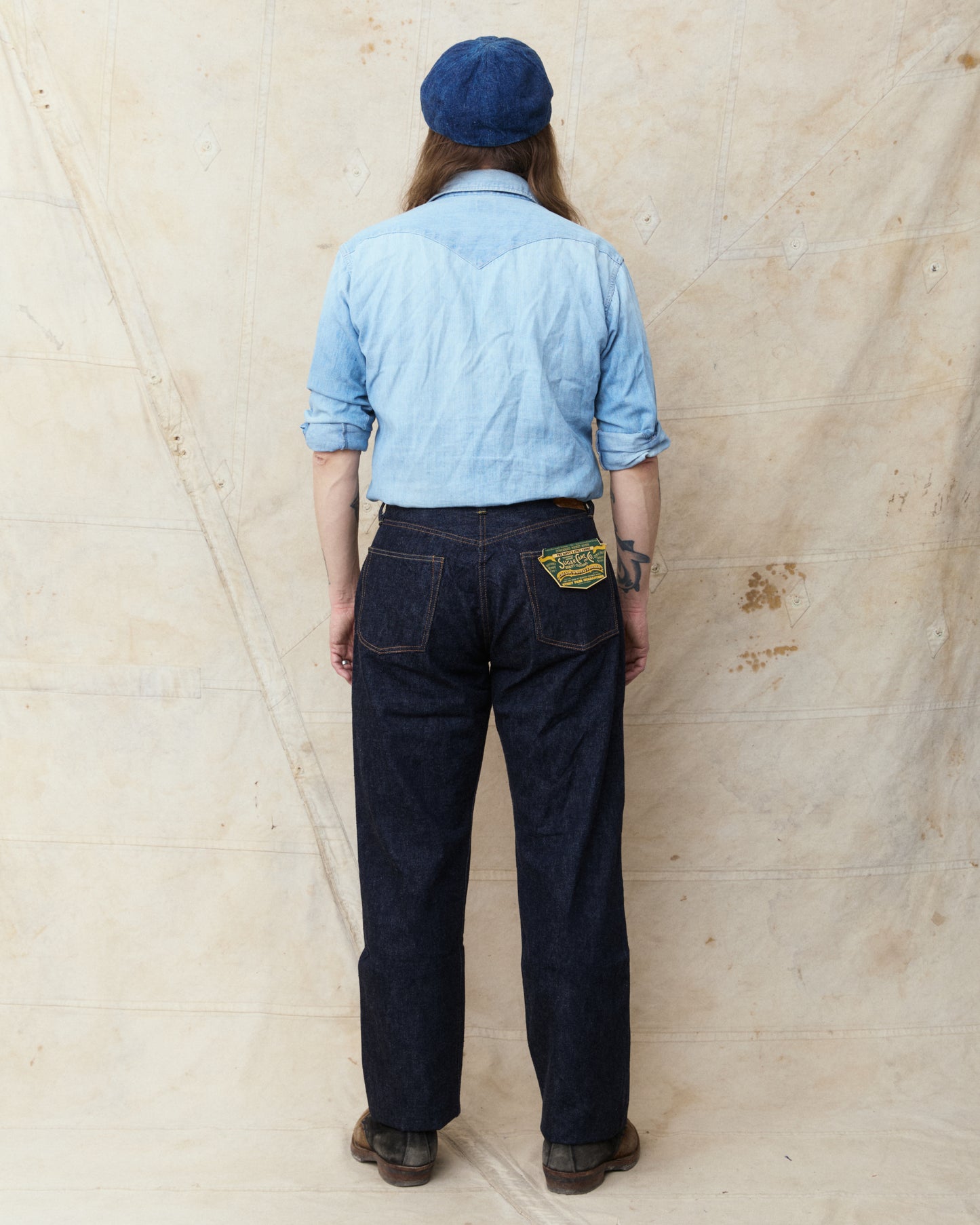 Sugar Cane & Co. SC42025 13oz. Denim Waist Overalls 2025 Model