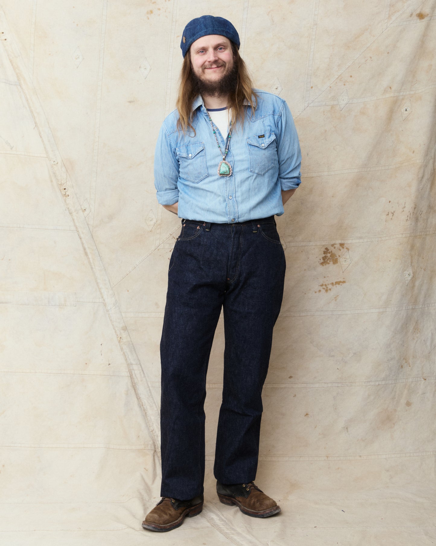 Sugar Cane & Co. SC42025 13oz. Denim Waist Overalls 2025 Model