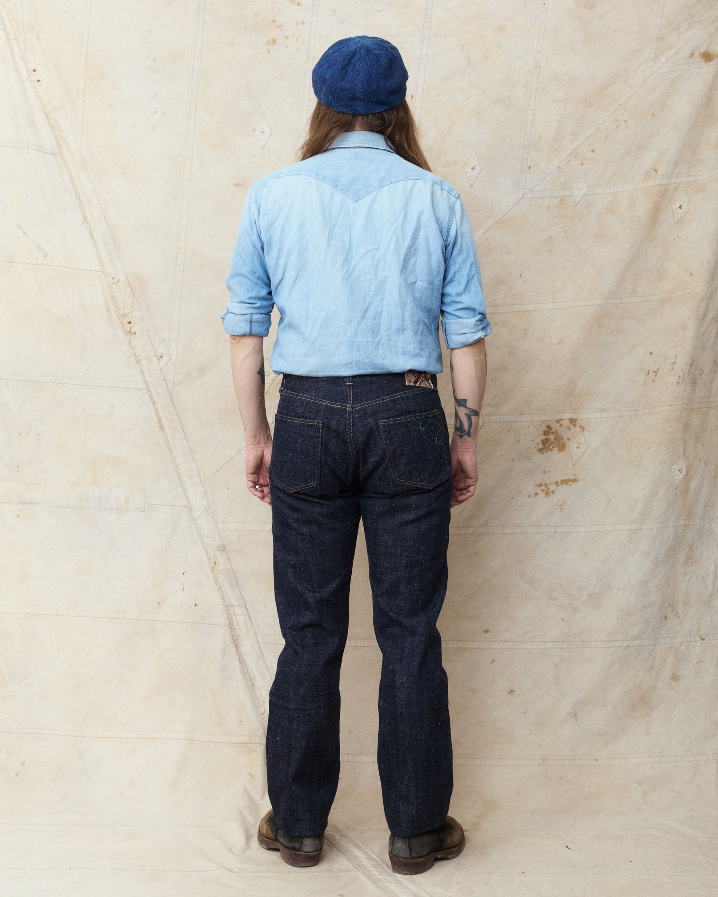 Sugar Cane & Co. SC40301A 14oz Okinawa One Wash Denim