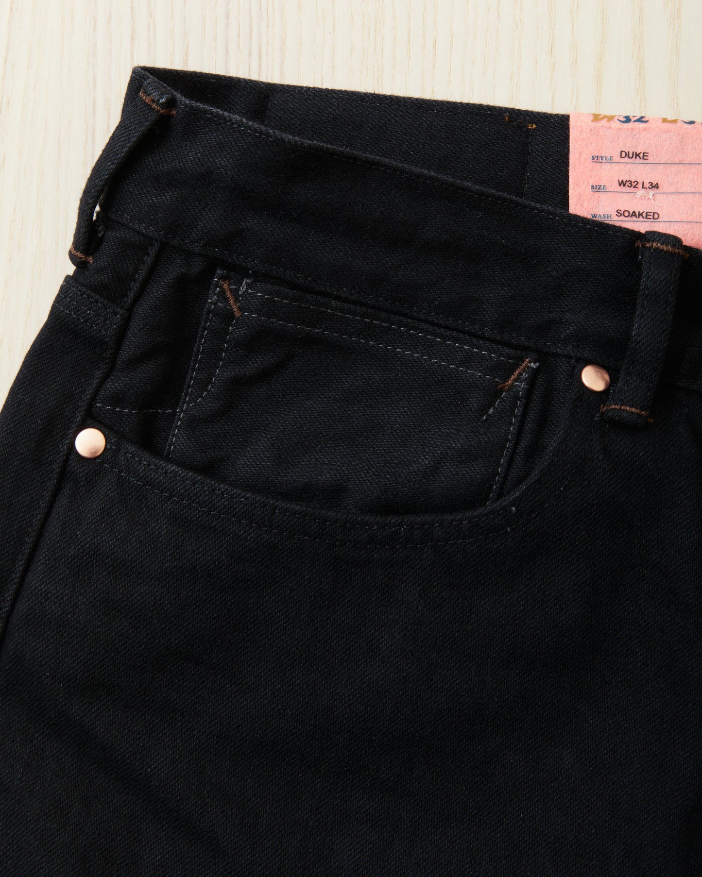 Indigofera Duke Jeans Gunpowder Soaked