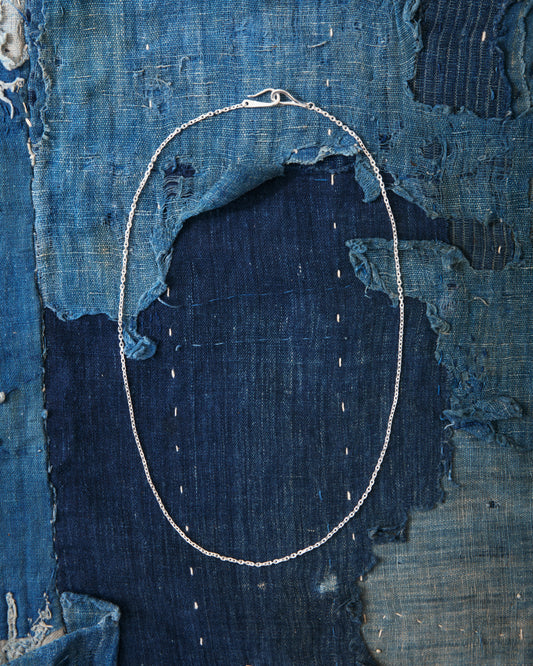 Larry Smith OT-0038-60 Infinity Hook Cable Silver Chain XSmall 60 cm