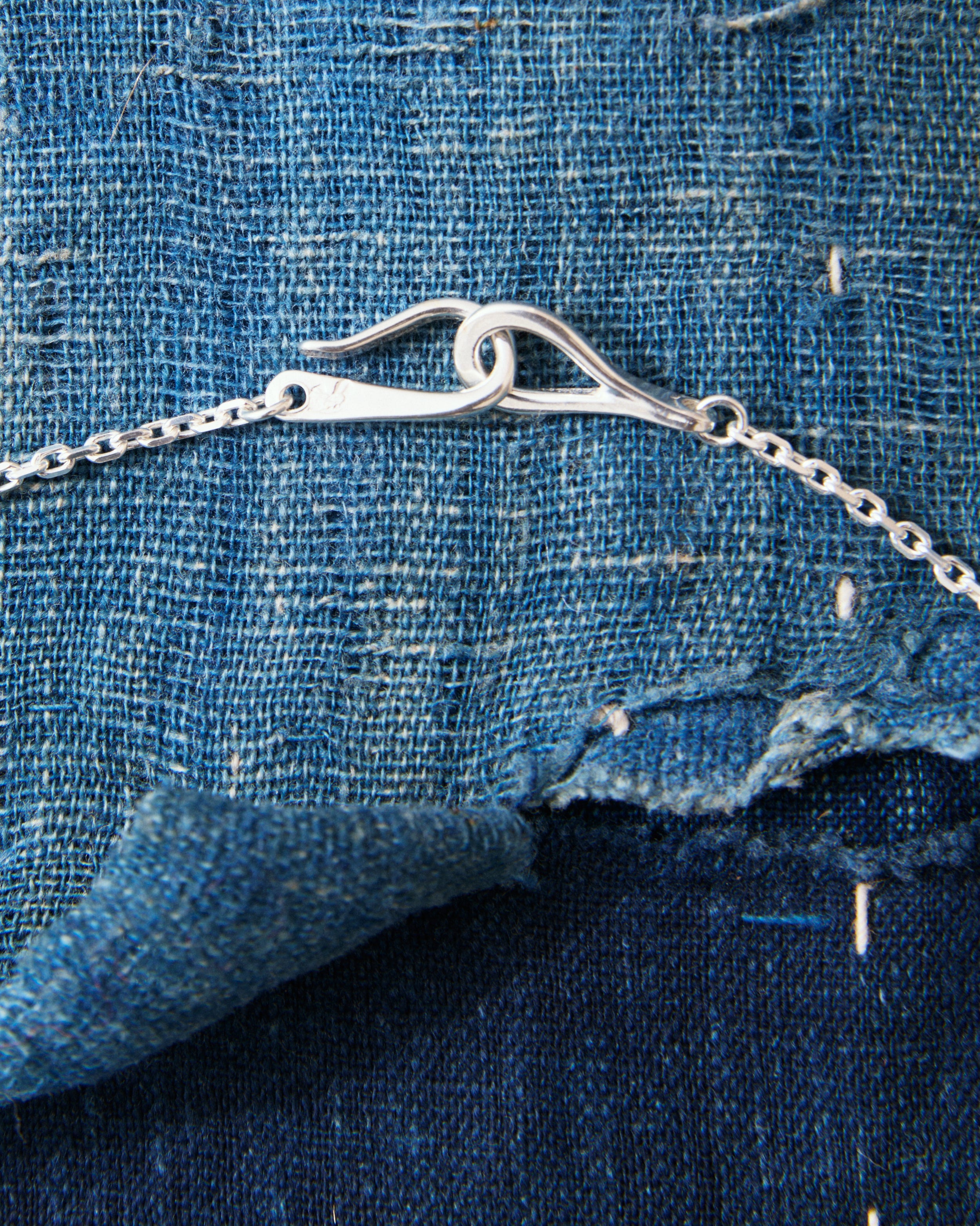 Larry Smith OT-0038-60 Infinity Hook Cable Silver Chain XSmall 60