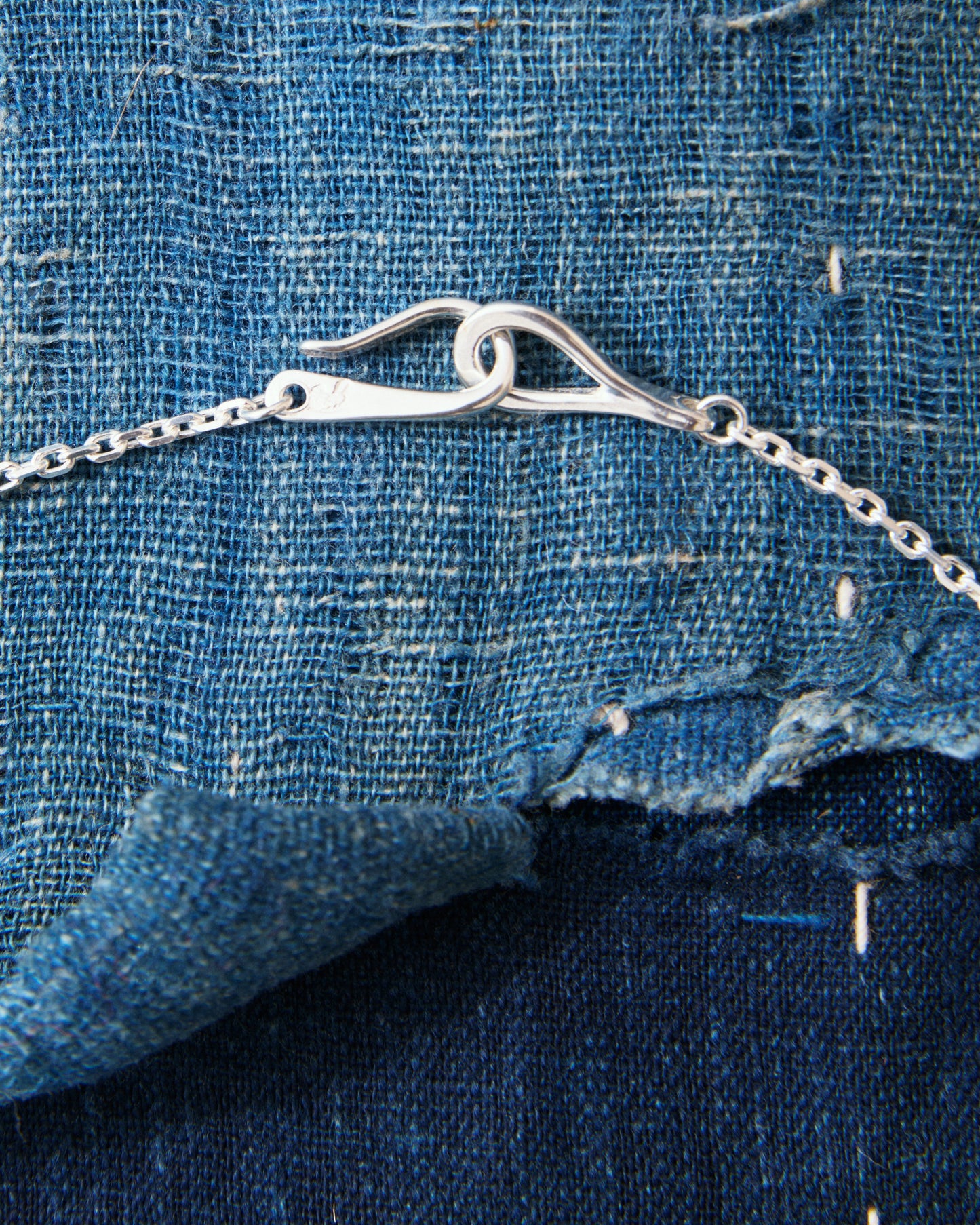 Larry Smith OT-0038-60 Infinity Hook Cable Silver Chain XSmall 60 cm