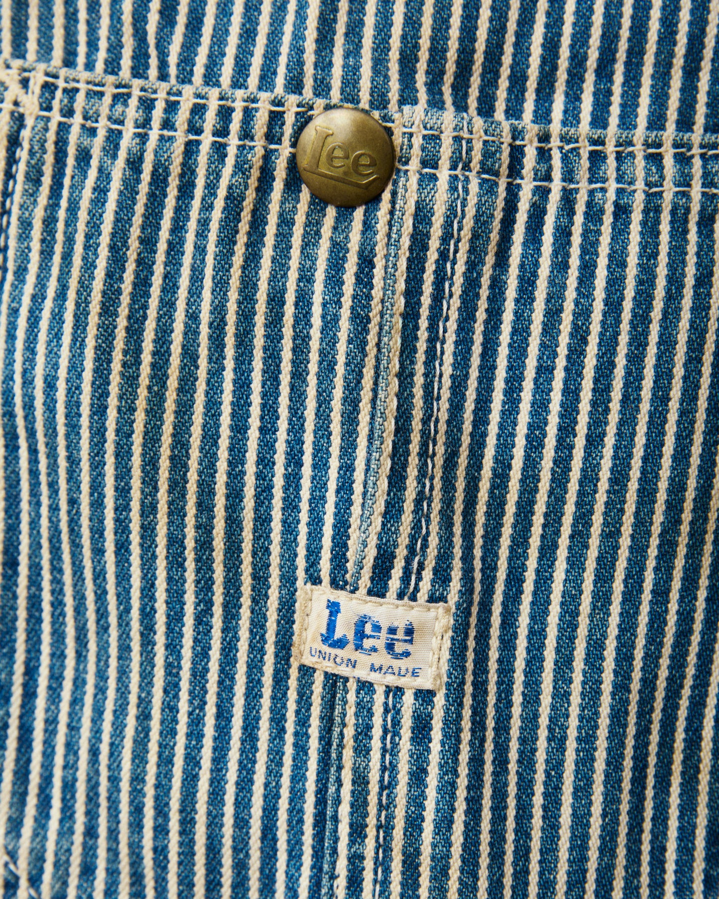 Second Hand Lee Originals 91 -J Hickory Stripe Loco Jacket Size 38