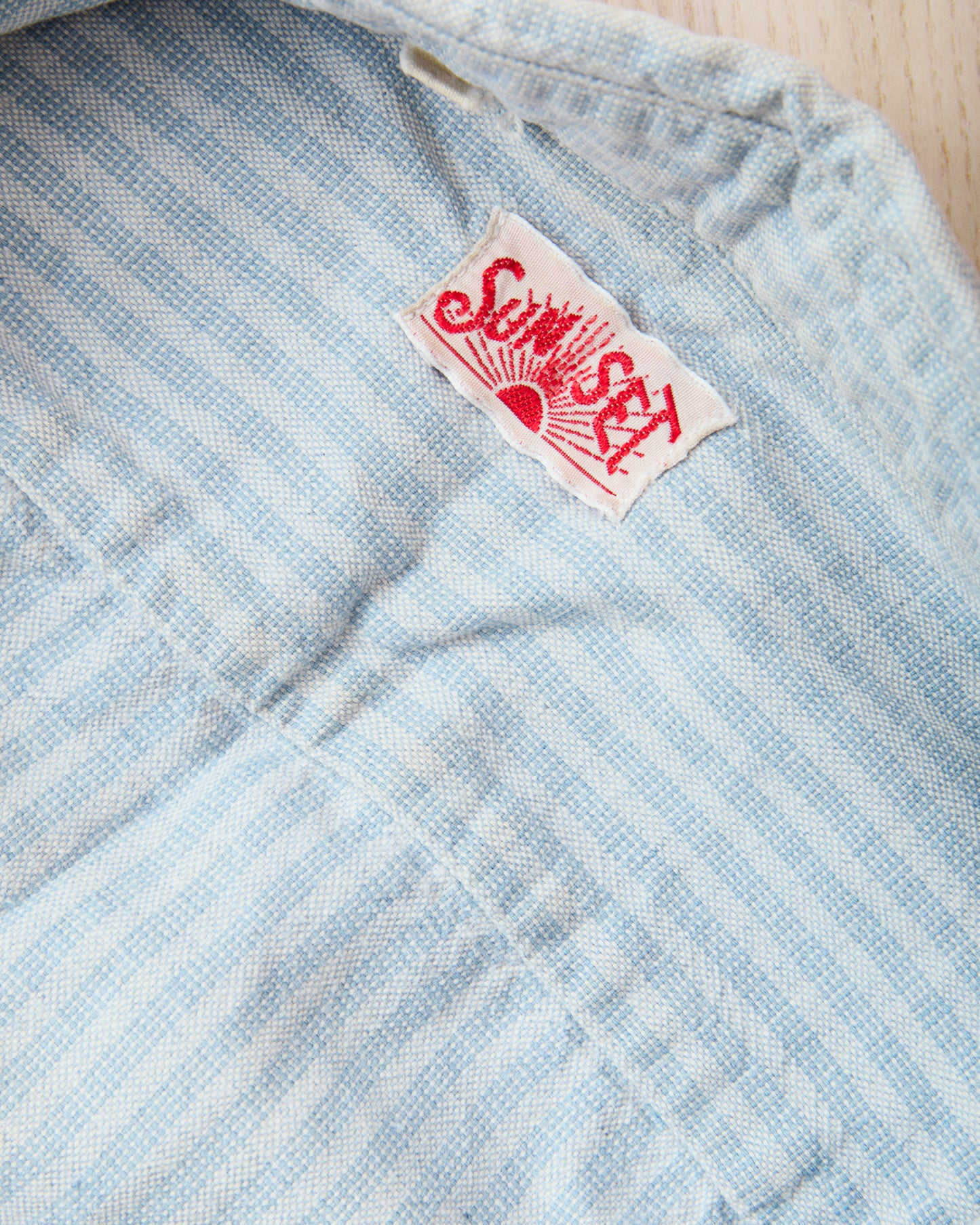 Second Hand Levi's Vintage Clothing Sun Set Shirt Size L