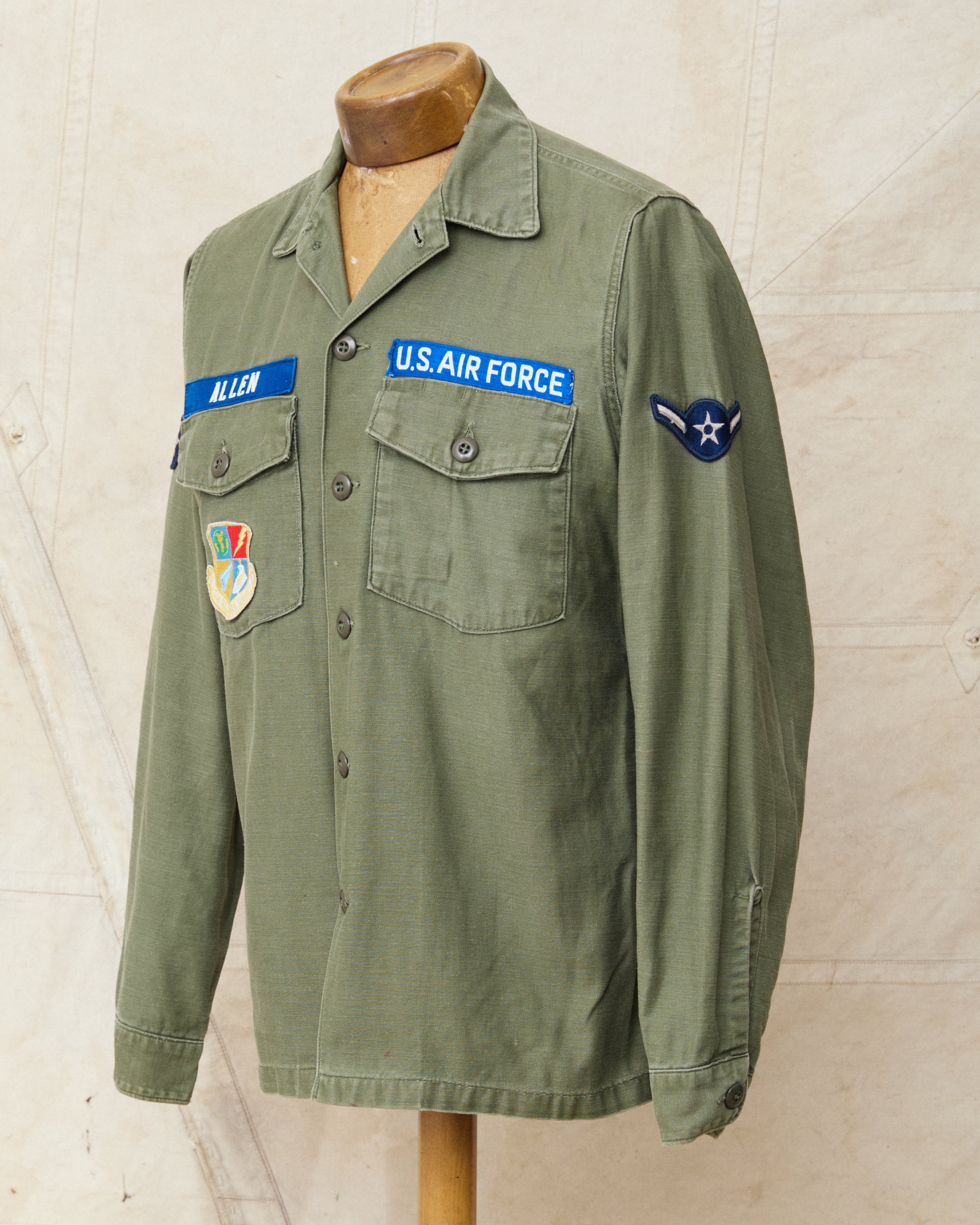 Vintage Original 1970 OG-107 Cotton Sateen US Army Shirt Size 15 1
