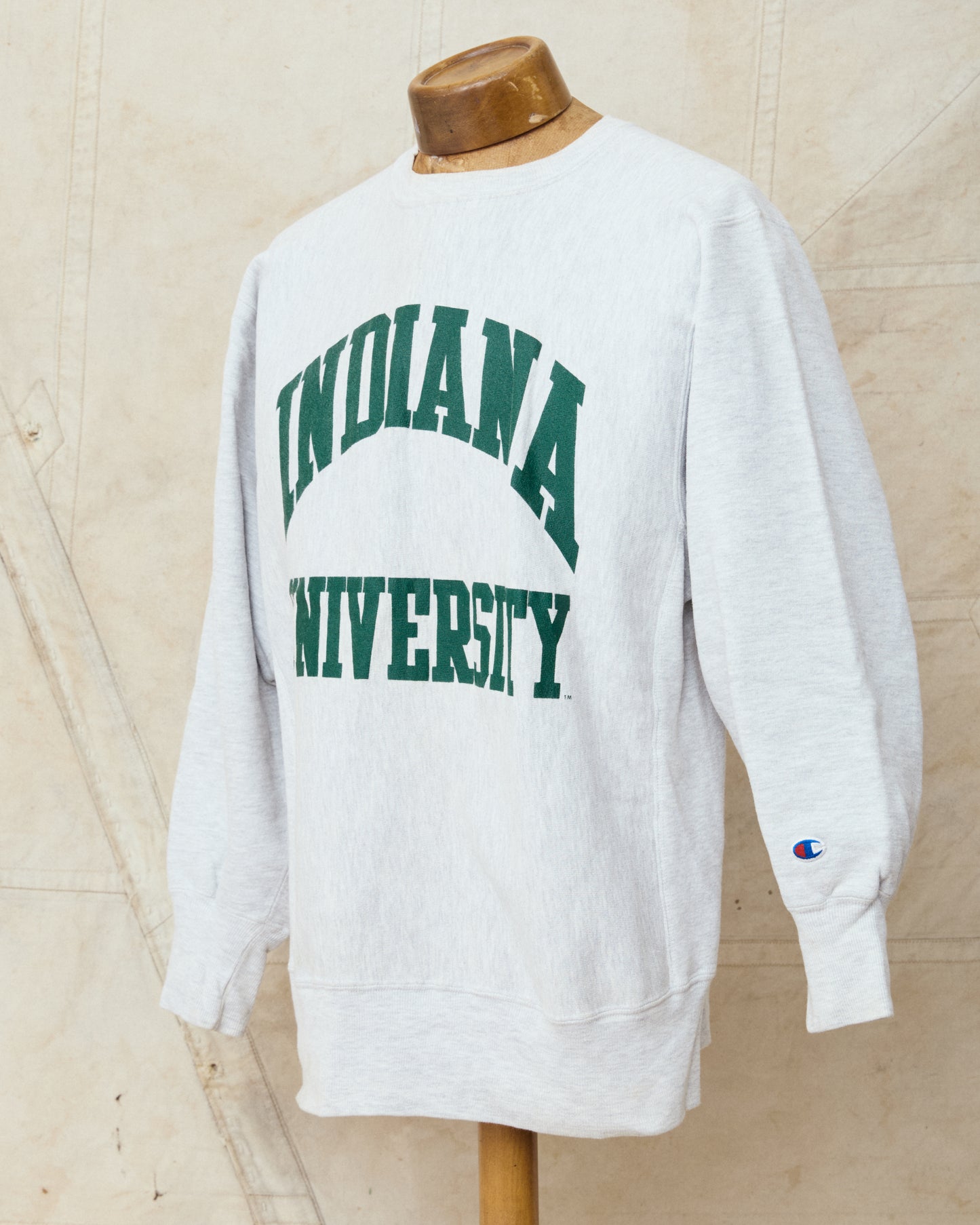 Vintage 90's Champion Reverse Weave Sweatshirt Indiana University Gray Melange XL