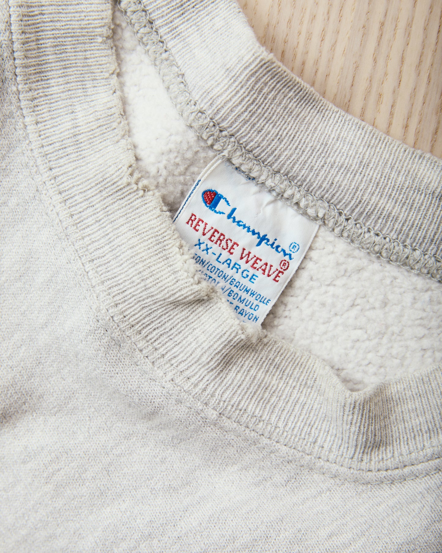 Vintage 90's Champion Reverse Weave Sweatshirt Harvard Gray Melange XXL