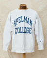 Vintage 90's Champion Reverse Weave Sweatshirt Spelman College Gray Melange XL
