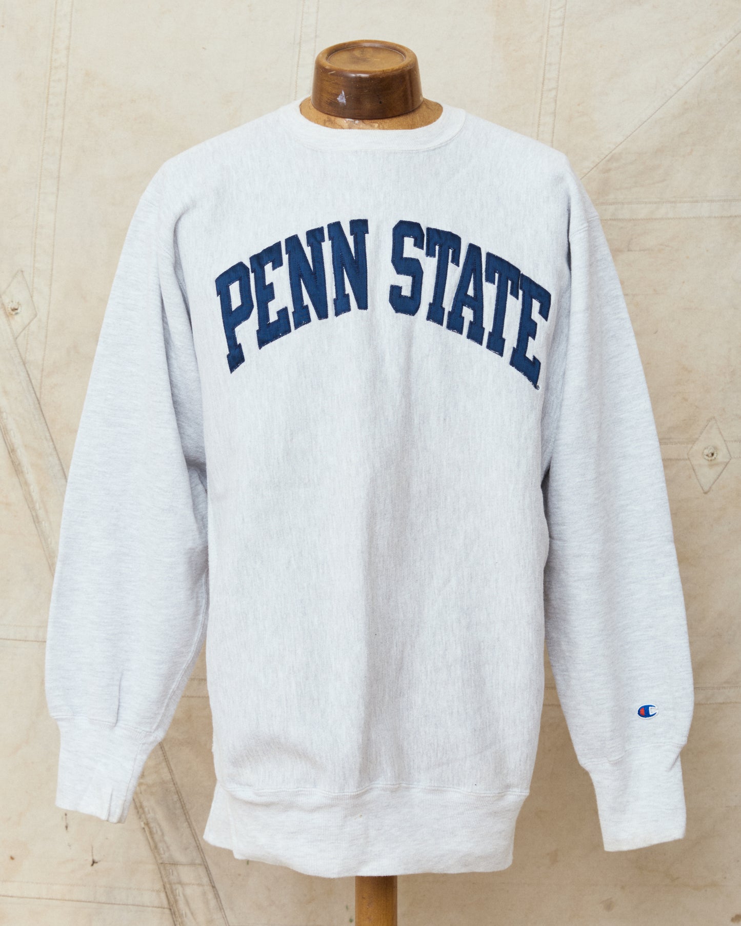 Vintage 90's Champion Reverse Weave Sweatshirt Penn State Gray Melange XXL
