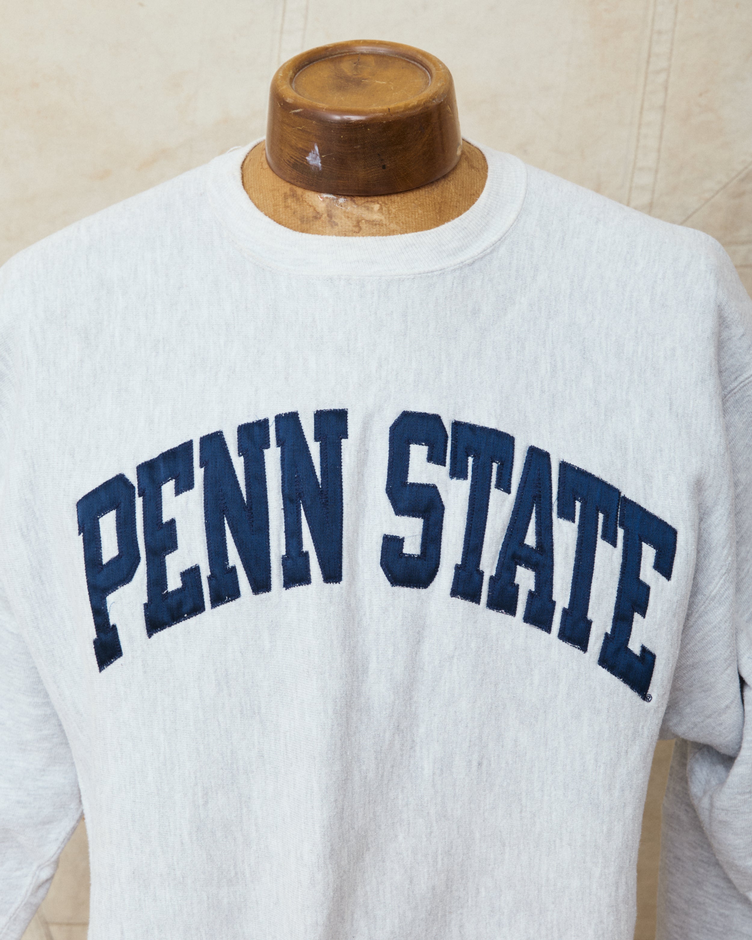 Vintage 90's Champion Reverse Weave Sweatshirt Penn State Gray