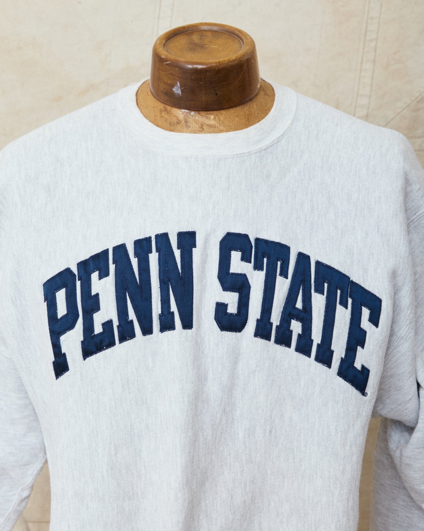 Vintage 90's Champion Reverse Weave Sweatshirt Penn State Gray Melange XXL
