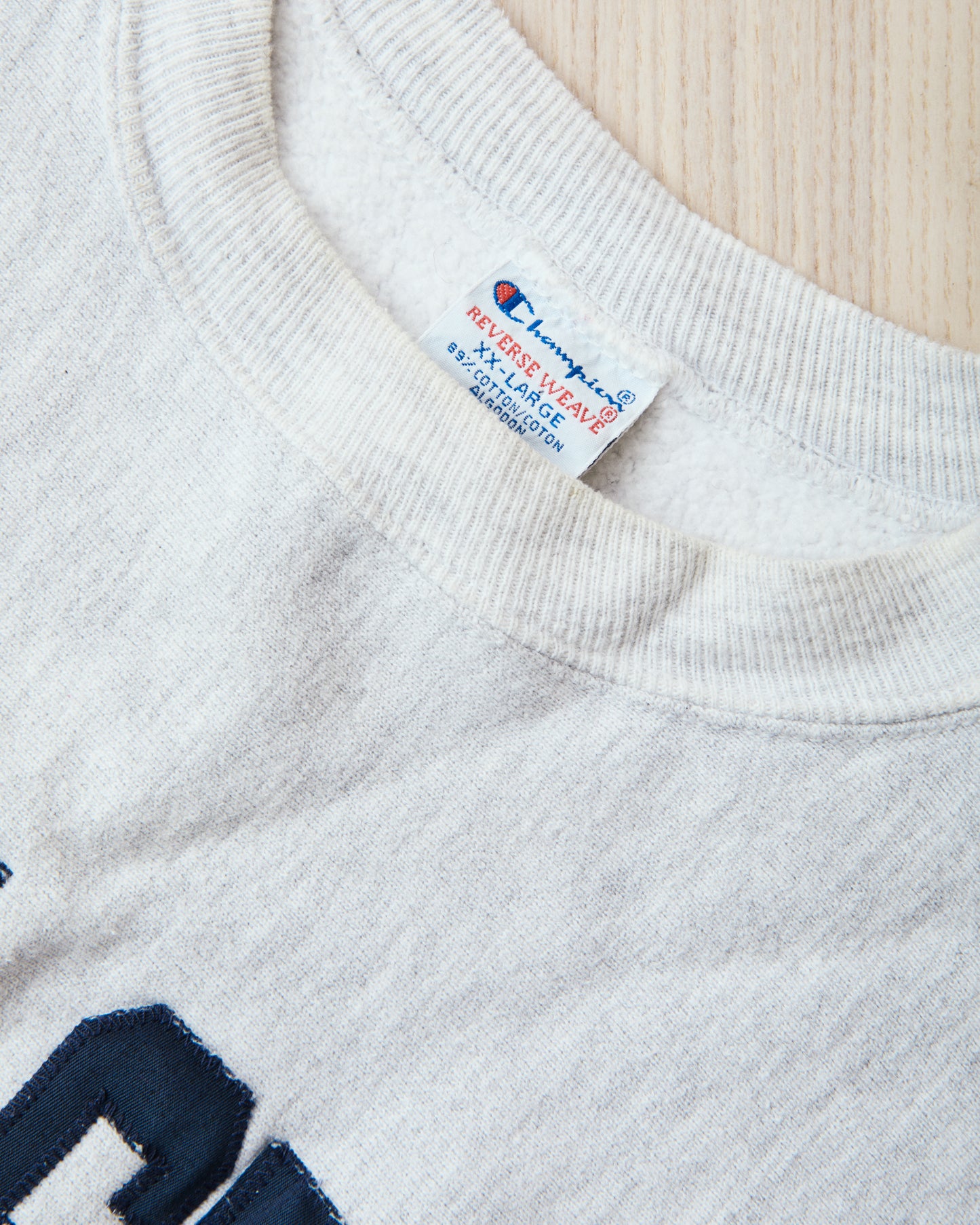 Vintage 90's Champion Reverse Weave Sweatshirt Penn State Gray Melange XXL