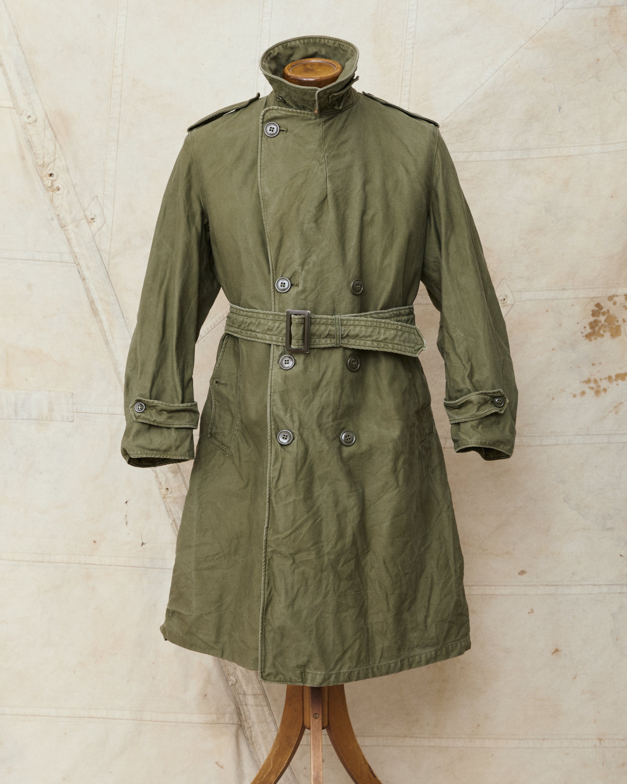 Vintage 1950's U.S Army M51 Trench Coat Size Medium Short – Second