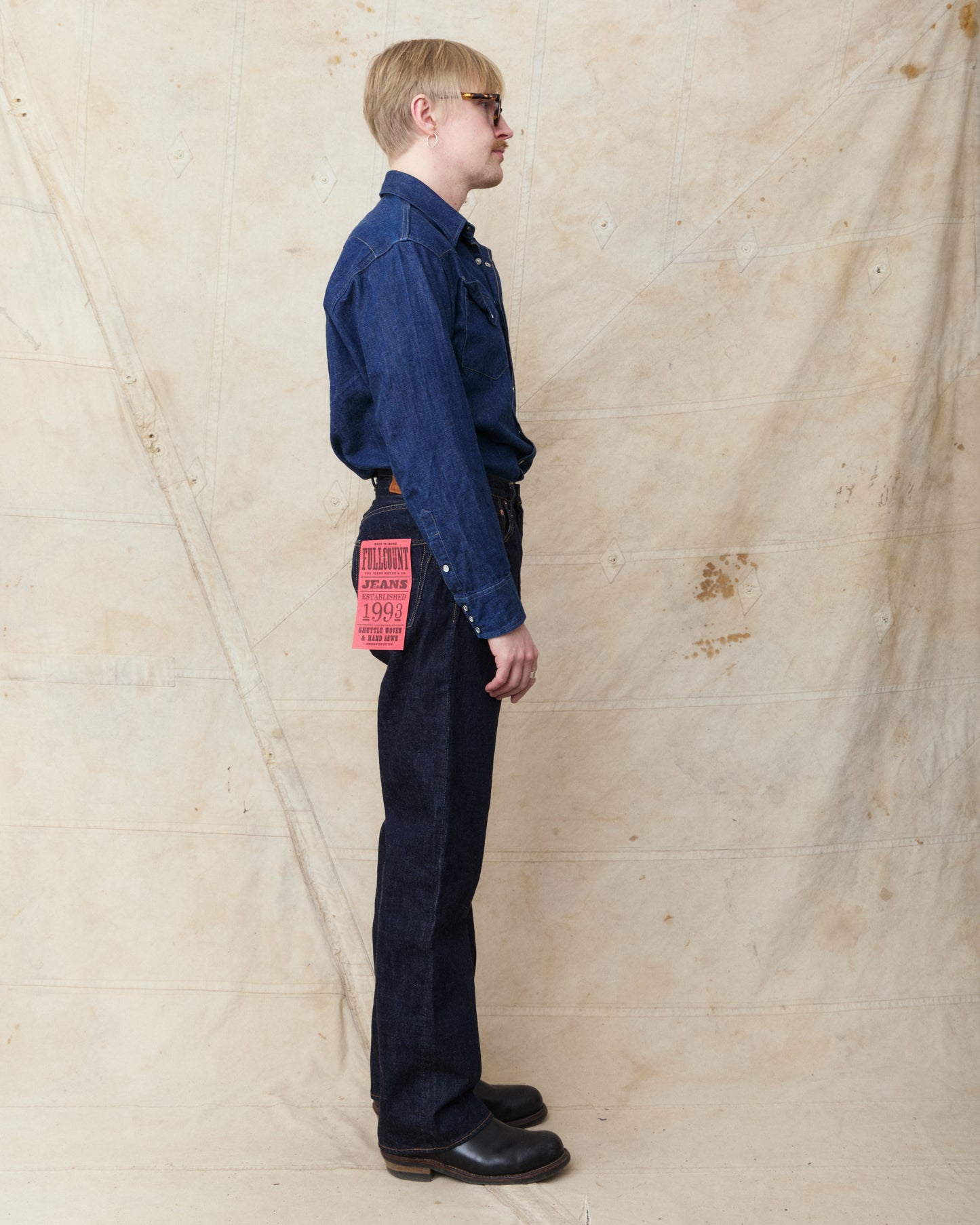 Fullcount 0105W Wide Indigo Denim