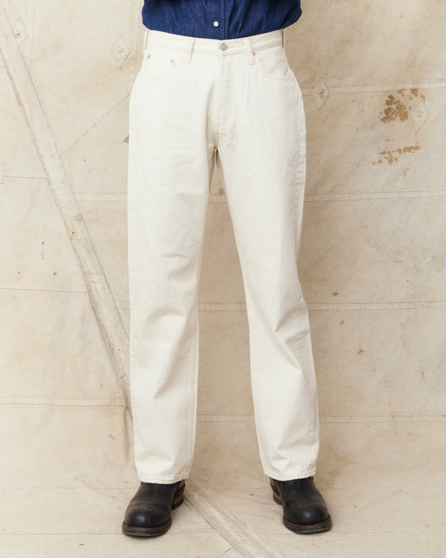 Fullcount 0105EC Wide Ecru Selvedge Denim