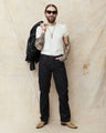 Fullcount 1101BK Straight Black Selvedge Denim