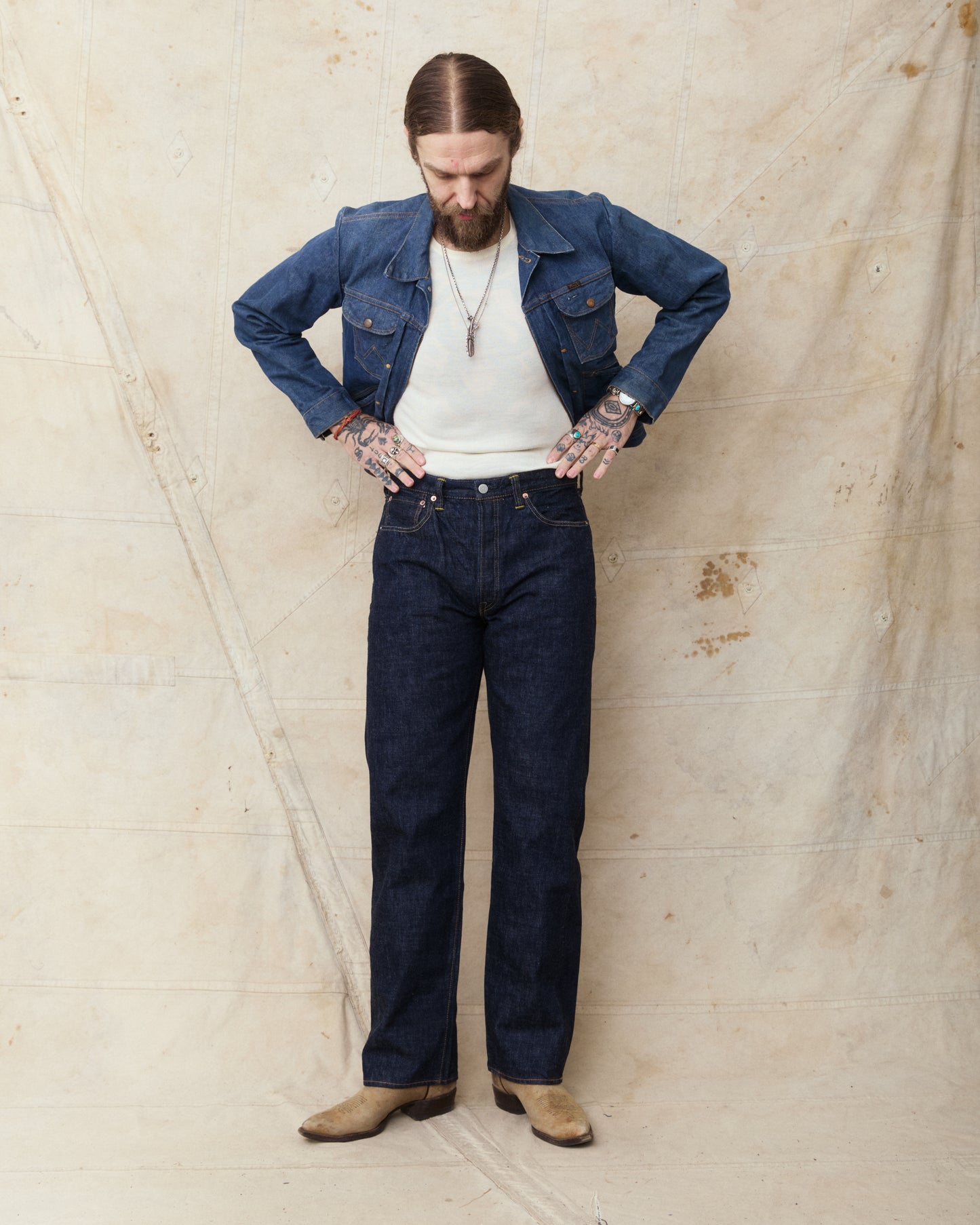 Fullcount 1101W Indigo Straight Denim