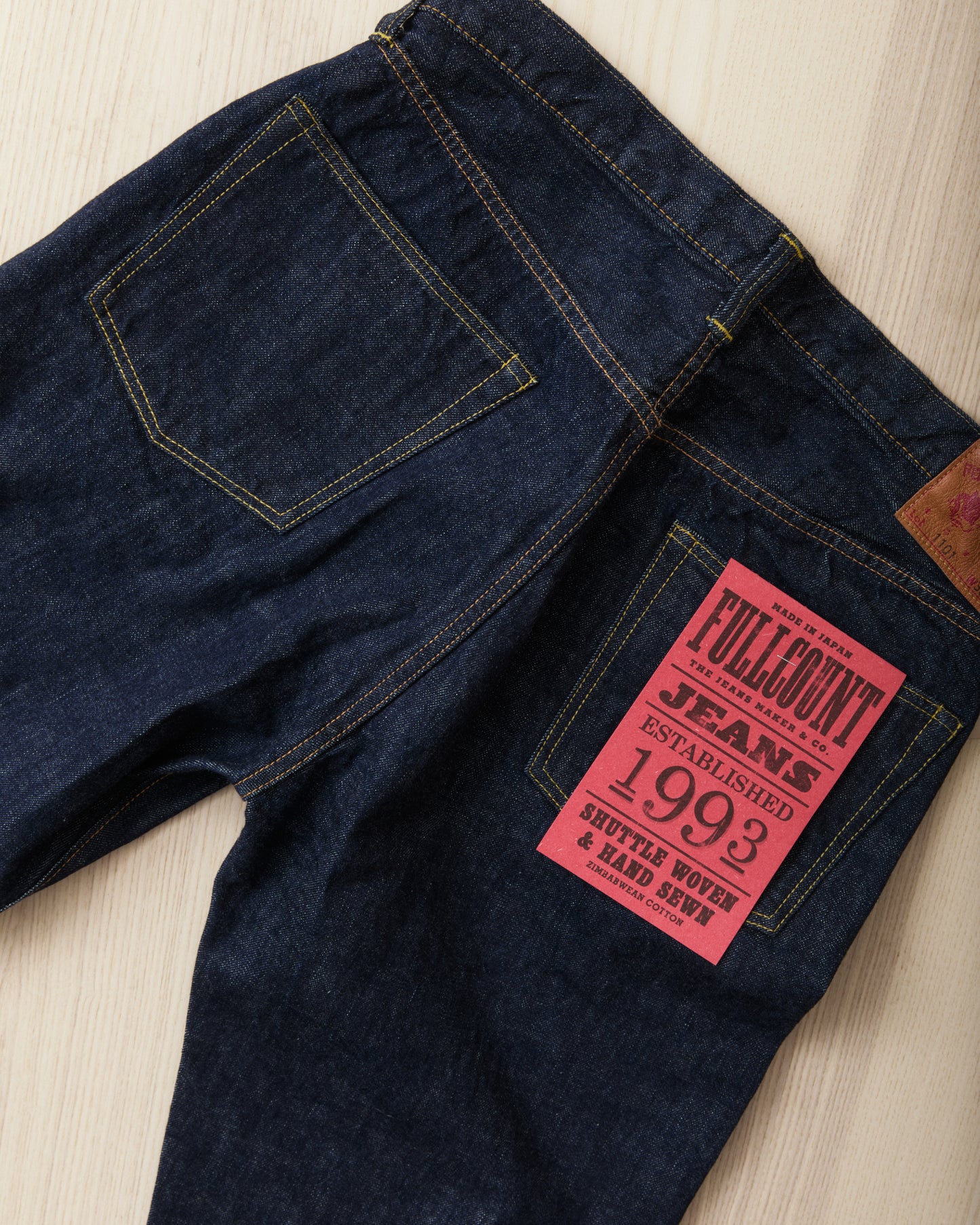 Fullcount 1101W Indigo Straight Denim