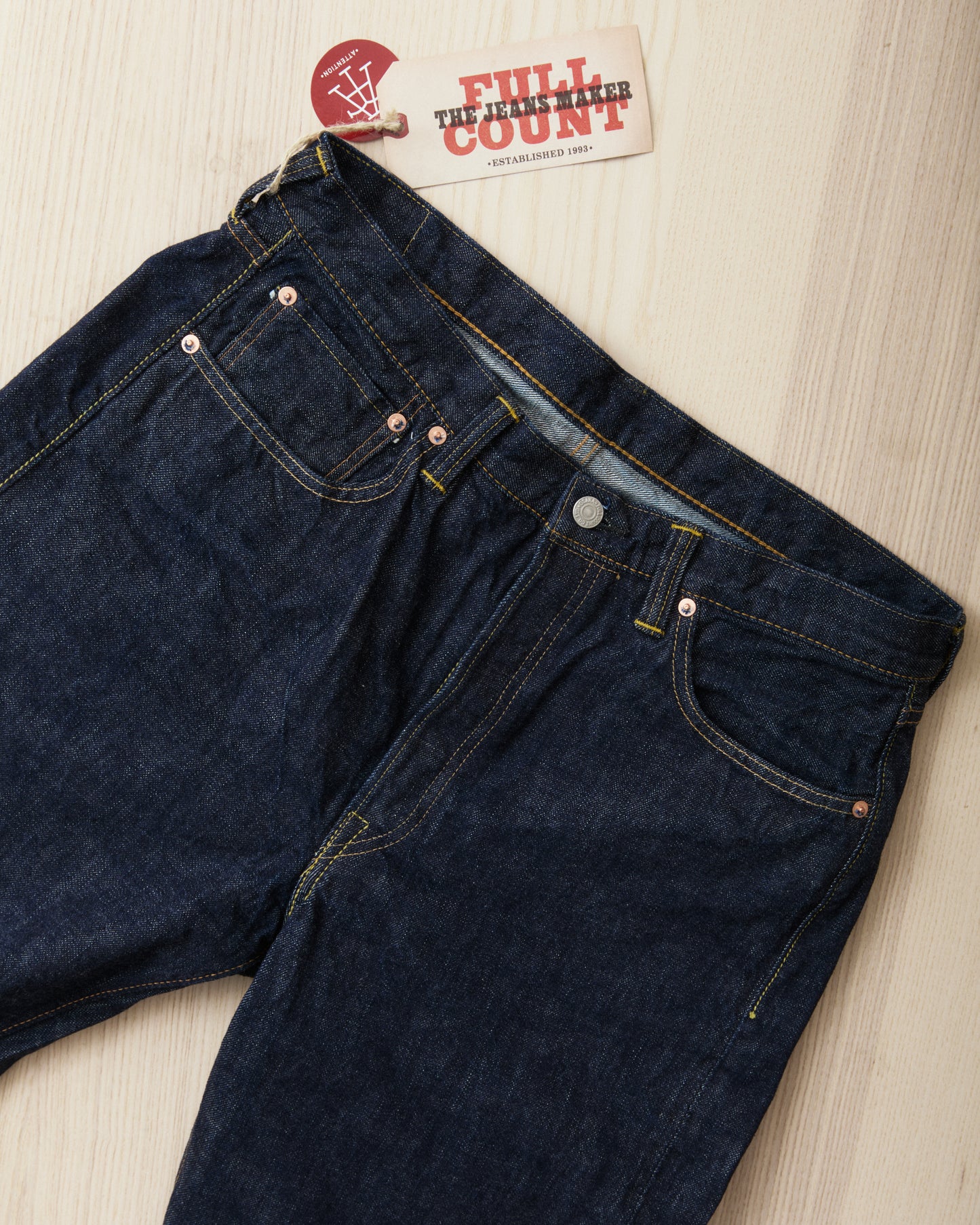 Fullcount 1101W Indigo Straight Denim