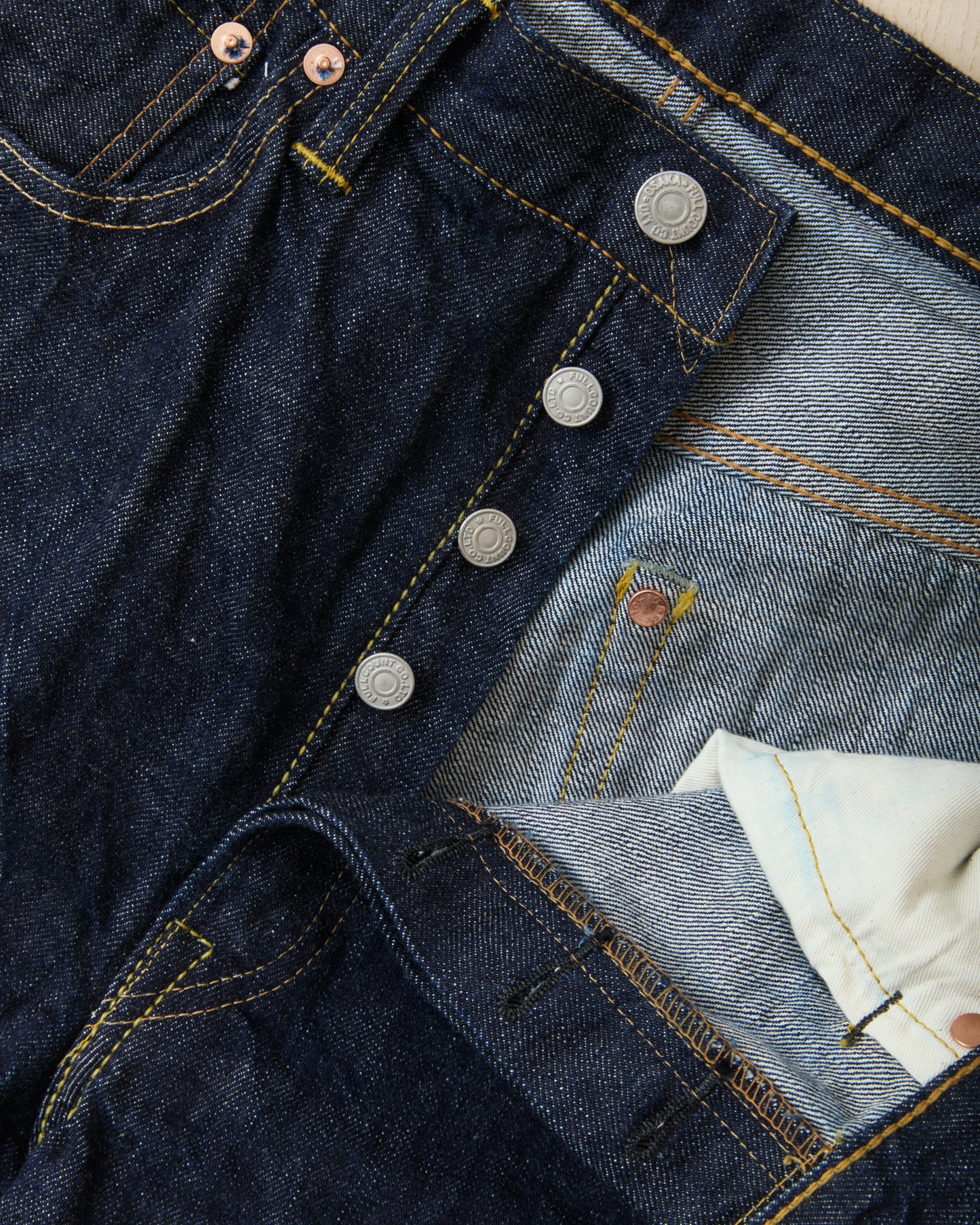 Fullcount 1101W Indigo Straight Denim