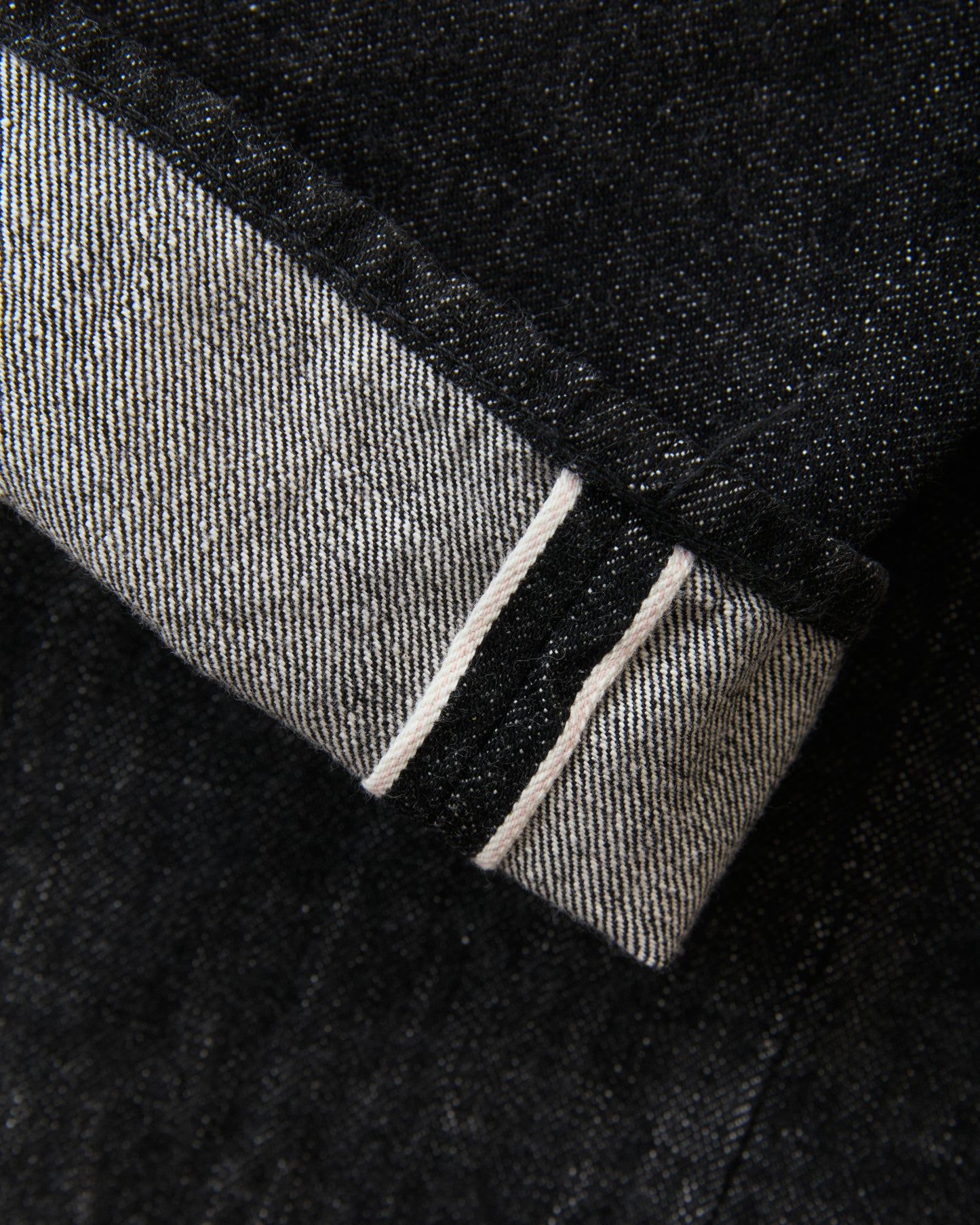 Fullcount 1101BK Straight Black Selvedge Denim