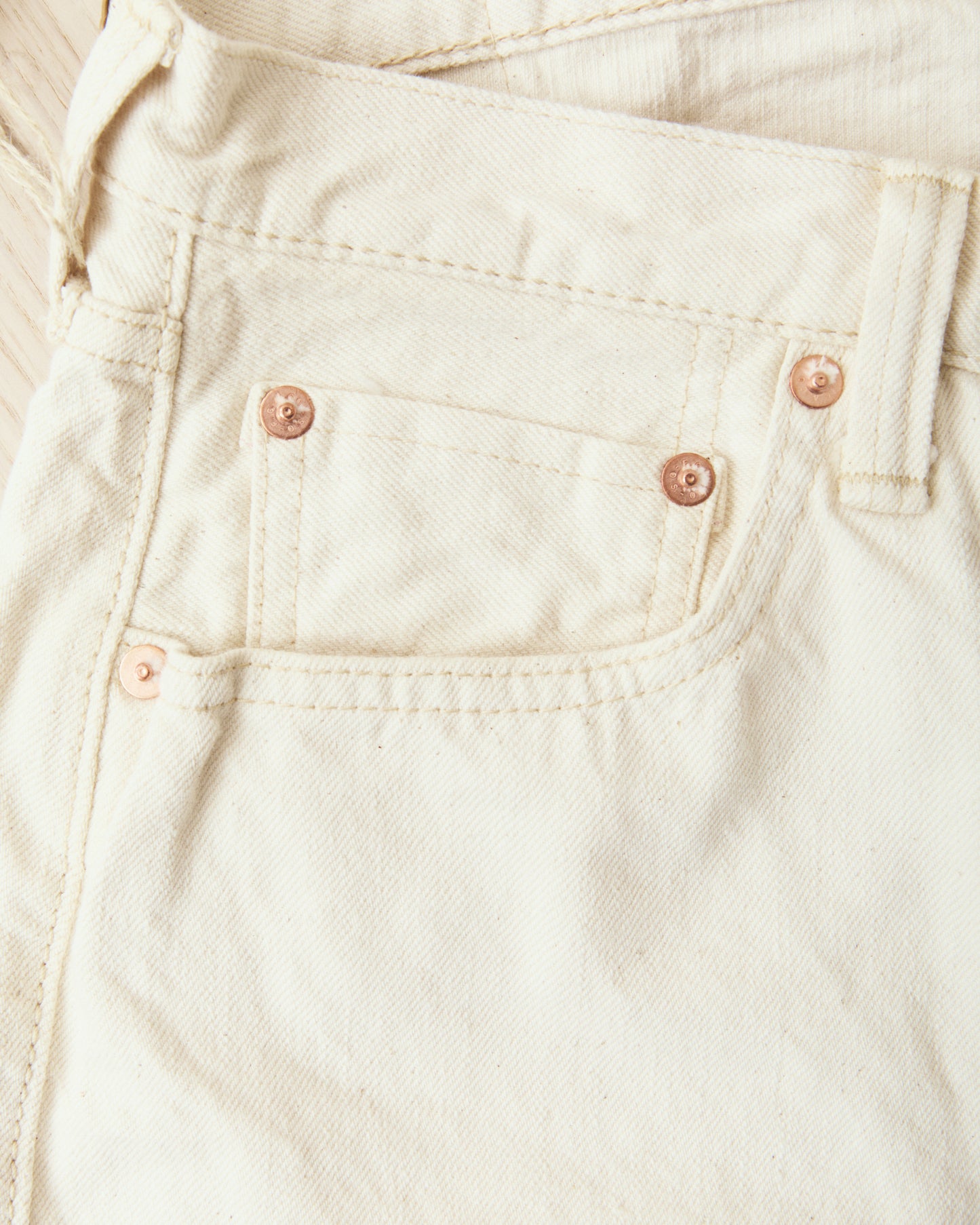 Fullcount 0105EC Wide Ecru Selvedge Denim