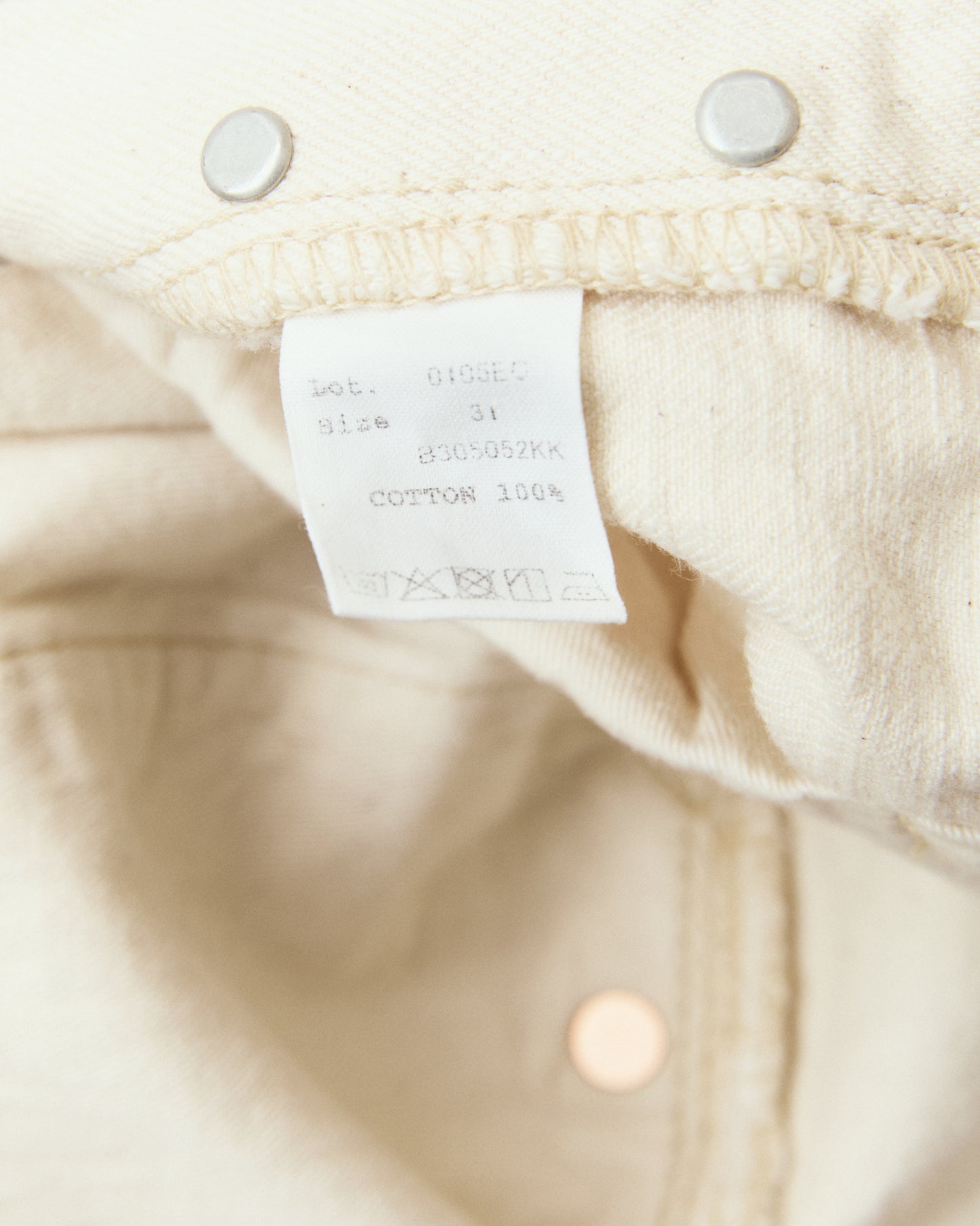 Fullcount 0105EC Wide Ecru Selvedge Denim