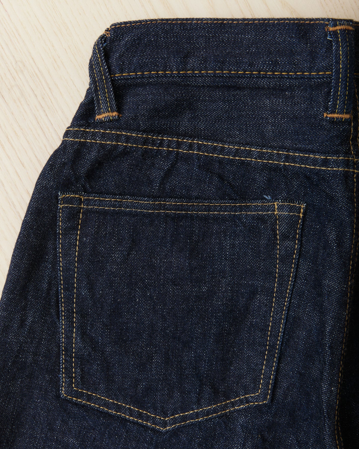 Fullcount 0107-21 Womens Wide Indigo Straight Monroe Denim