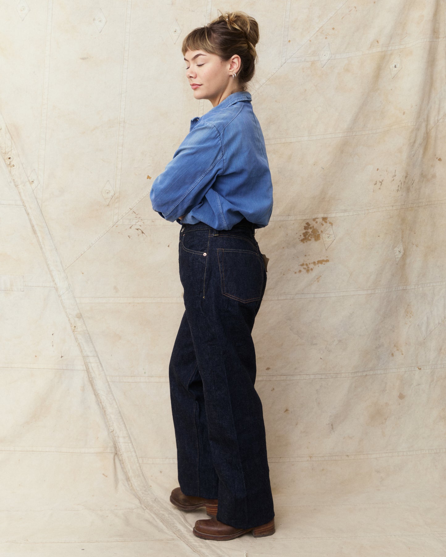 Sugar Cane & Co. SC42025 13oz. Denim Waist Overalls 2025 Model