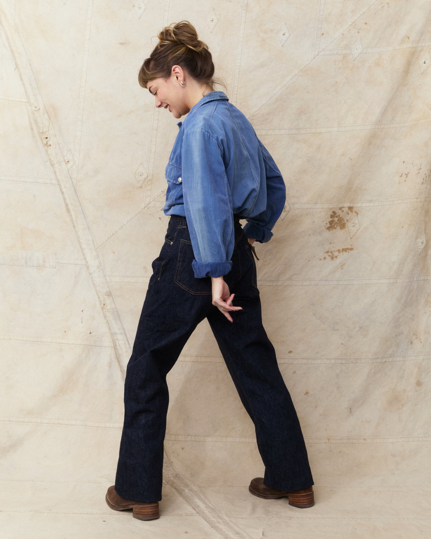 Sugar Cane & Co. SC42025 13oz. Denim Waist Overalls 2025 Model