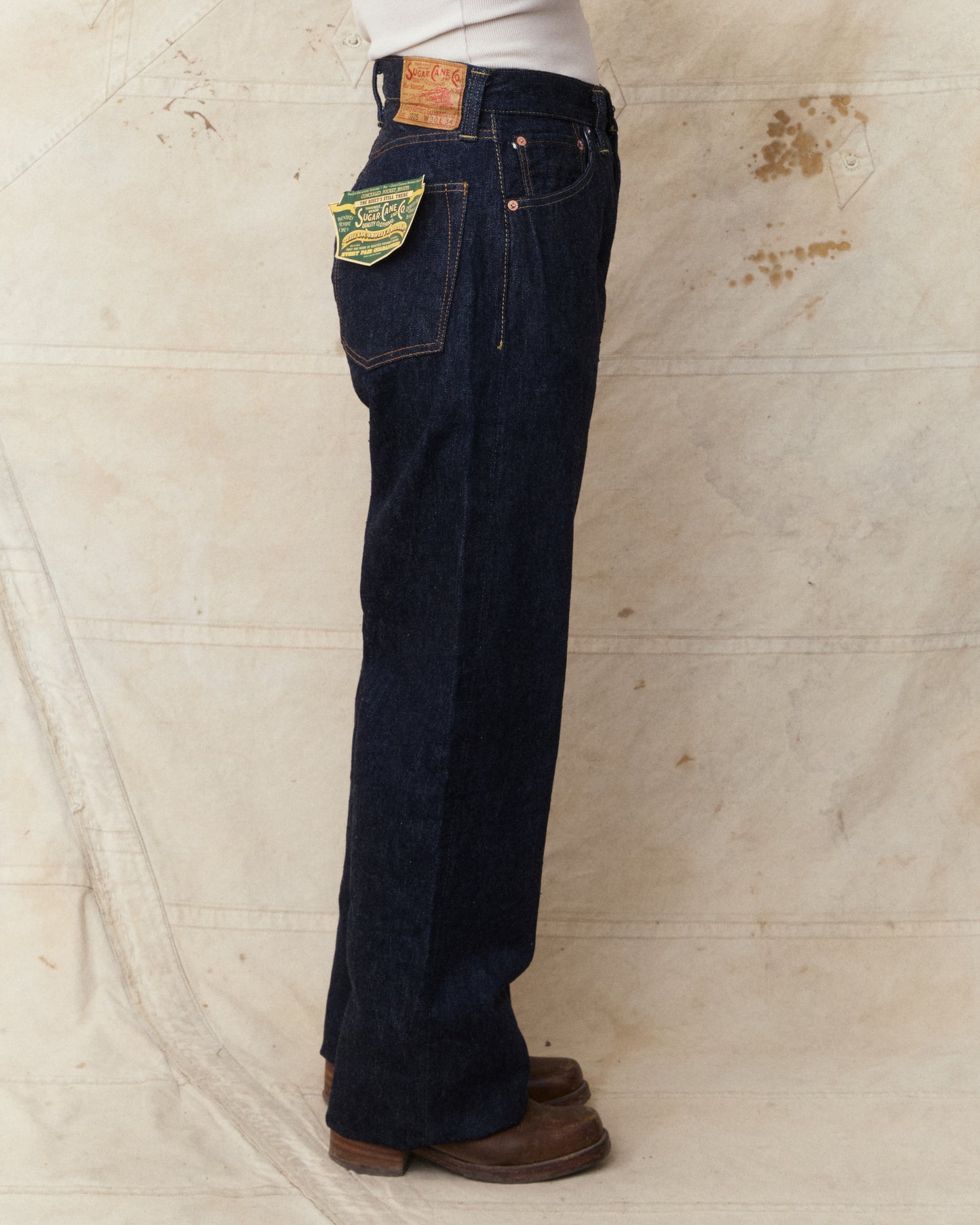 Sugar Cane & Co. SC42025 13oz. Denim Waist Overalls 2025 Model