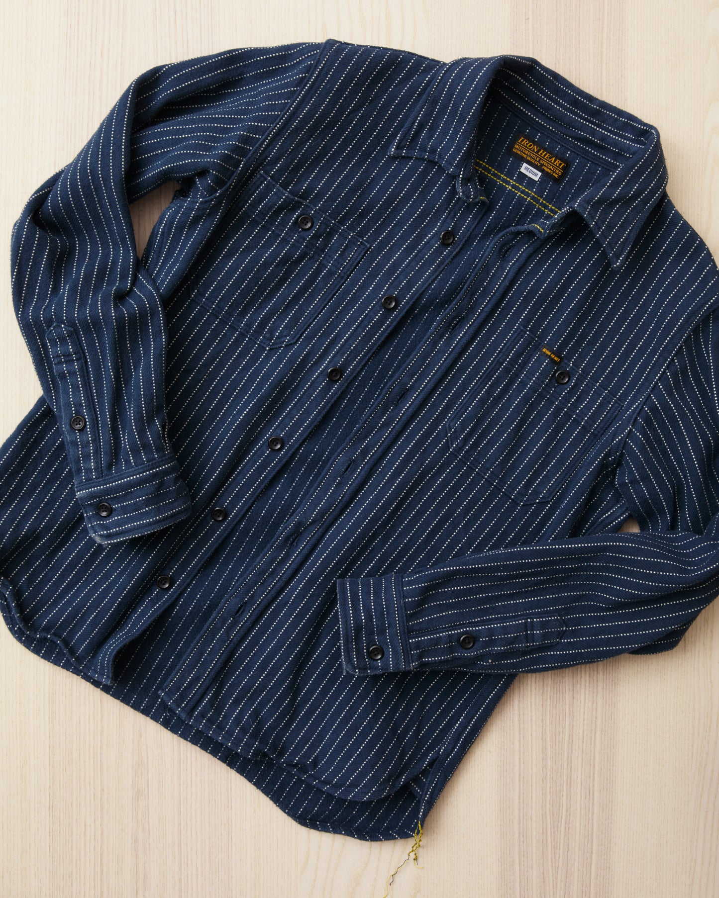 Second Hand Iron Heart Ultra Heavy Flannel Navy Size M