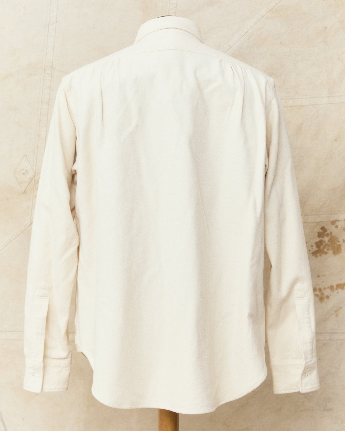 Second Hand MotivMfg Authentic Fit BD Shirt Natural Japanese Cotton Flannel Size 50